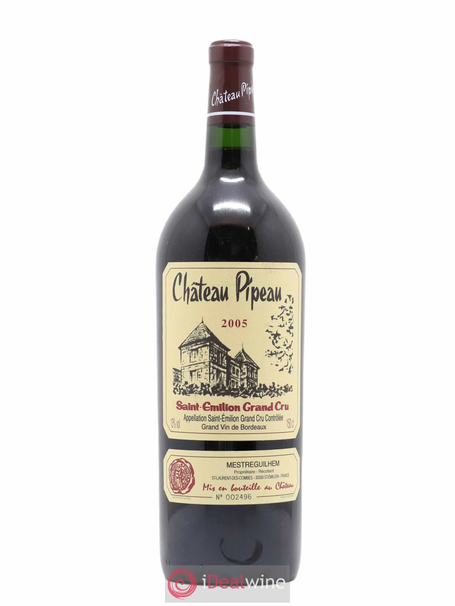 Château Pipeau 2005 - Lot de 1 magnum - 0