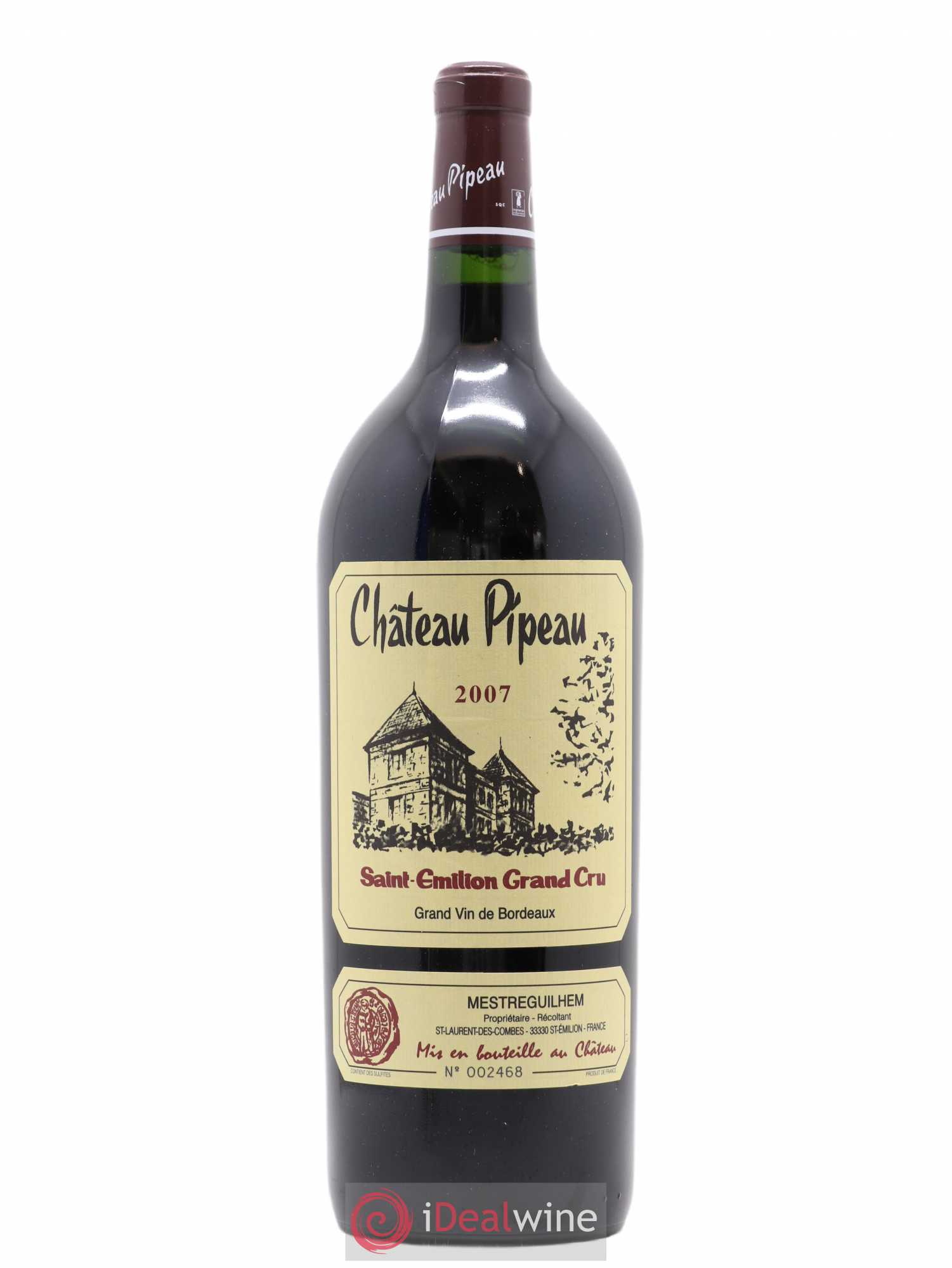 Château Pipeau 2007 - Lot de 1 magnum - 0