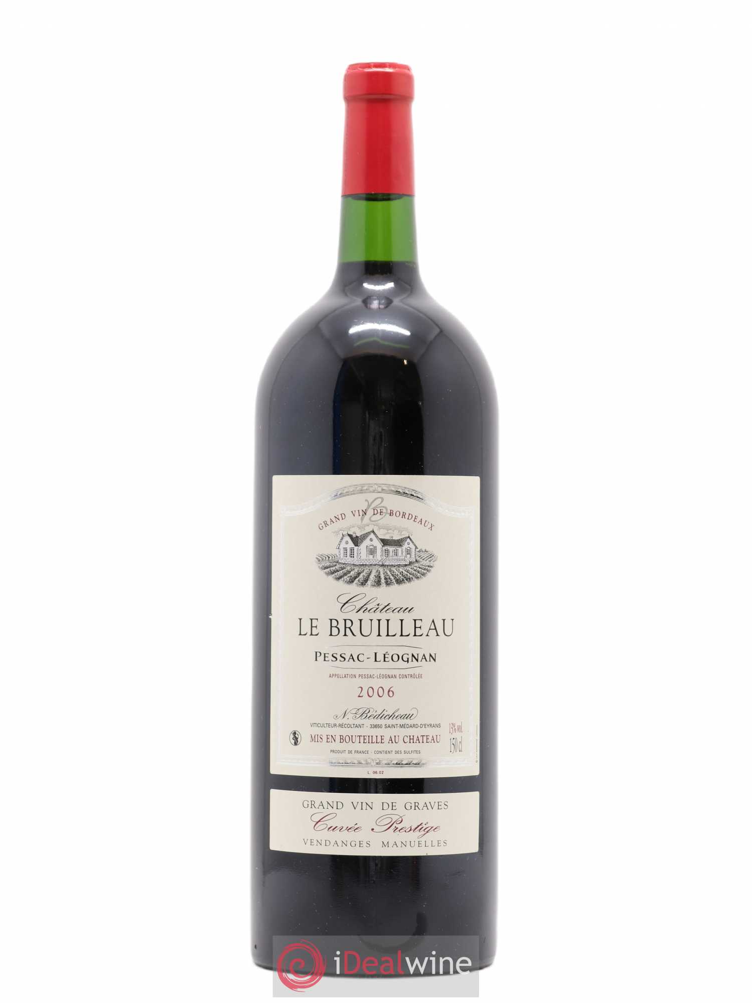 Pessac-Léognan Château Les Bruilleau Cuvée Préstige 2006 - Posten von 1 Magnum - 0