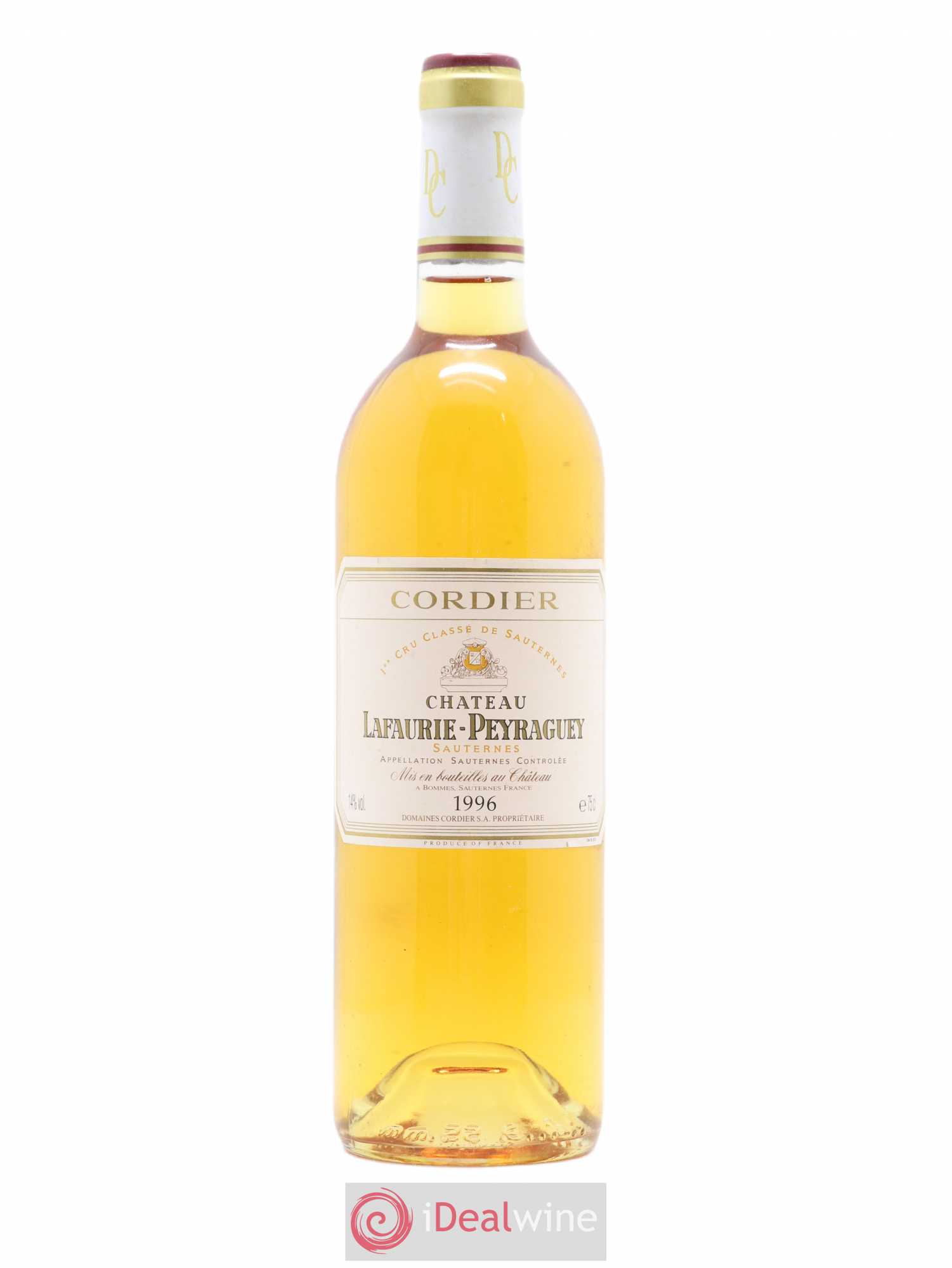Château Lafaurie-Peyraguey 1er Grand Cru Classé 1996 - Lot de 1 bouteille - 0