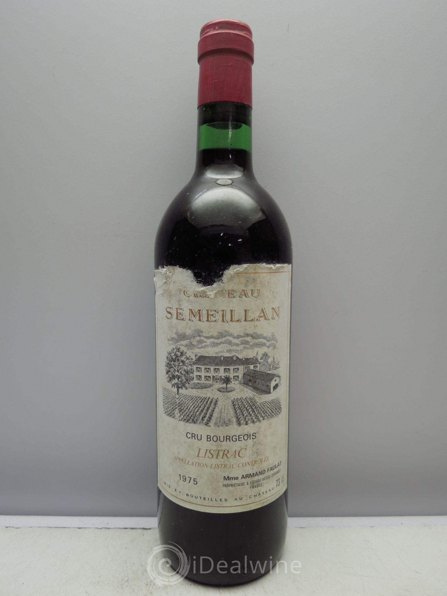 Listrac Château Semeillan 1975 - Lot de 1 bouteille - 0