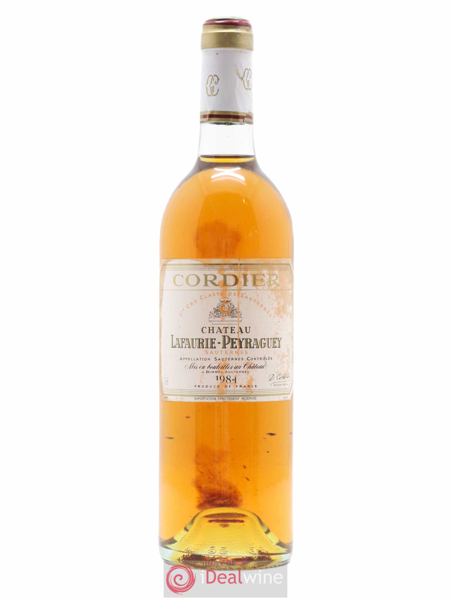 Château Lafaurie-Peyraguey 1er Grand Cru Classé 1984 - Lotto di 1 bottiglia - 0