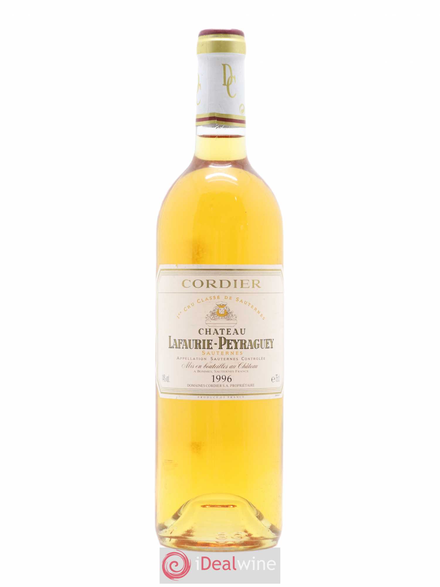 Château Lafaurie-Peyraguey 1er Grand Cru Classé 1996 - Lot de 1 bouteille - 0