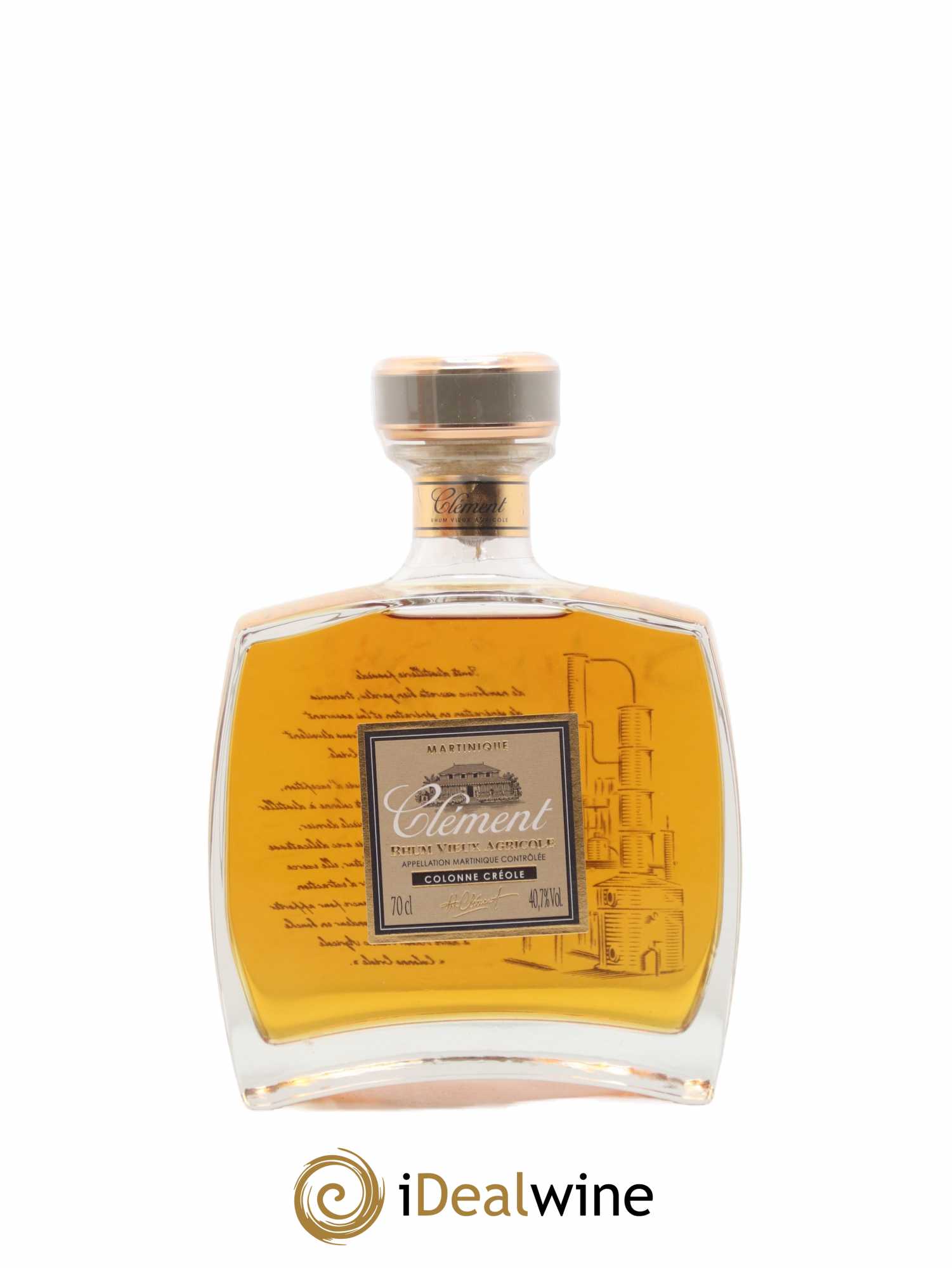 Rhum Vieux agricole Colonne Créole Clément - Posten von 1 Flasche - 1