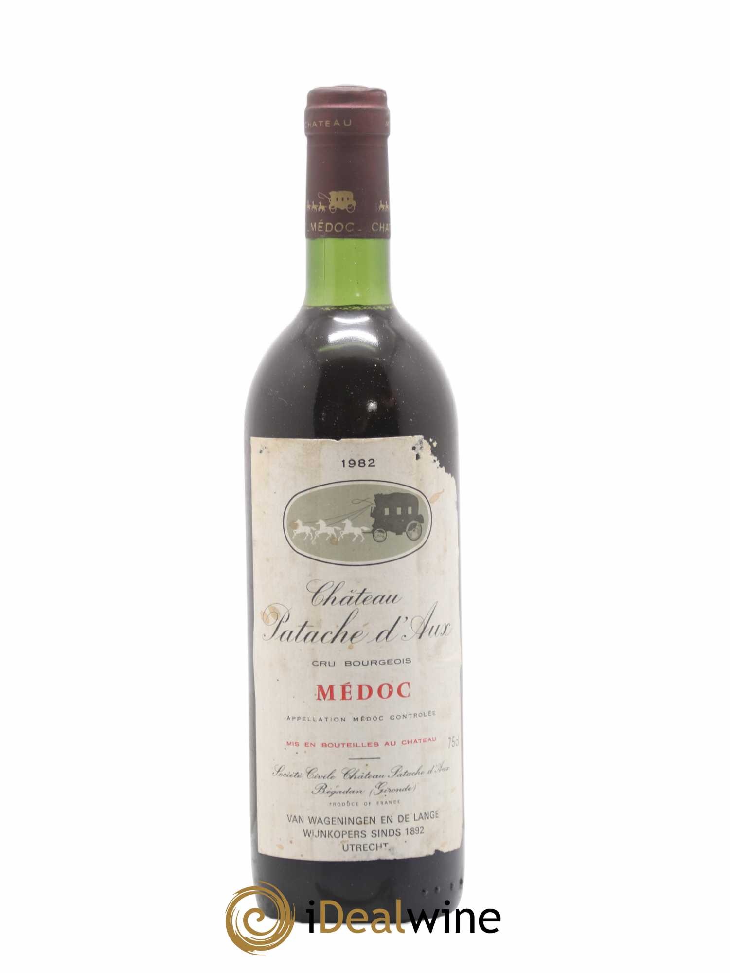 Château Patache d'Aux Cru Bourgeois (senza prezzo di riserva) 1982 - Lotto di 1 bottiglia - 0