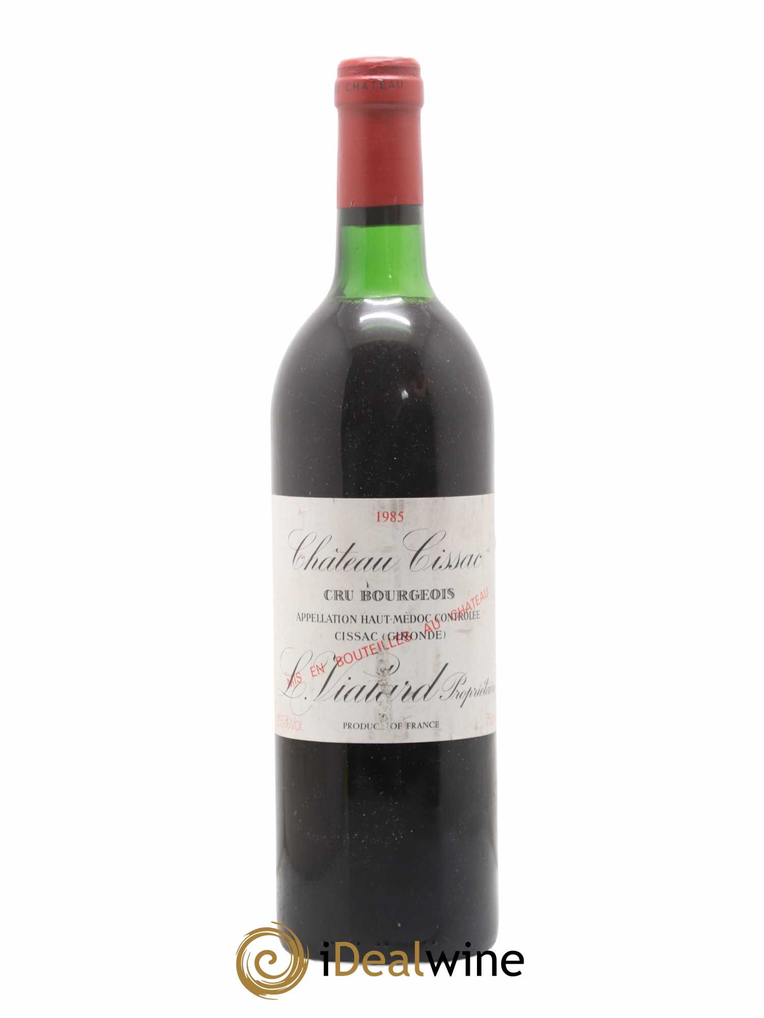 Château Cissac Cru Bourgeois 1985 - Lot de 1 bouteille - 0