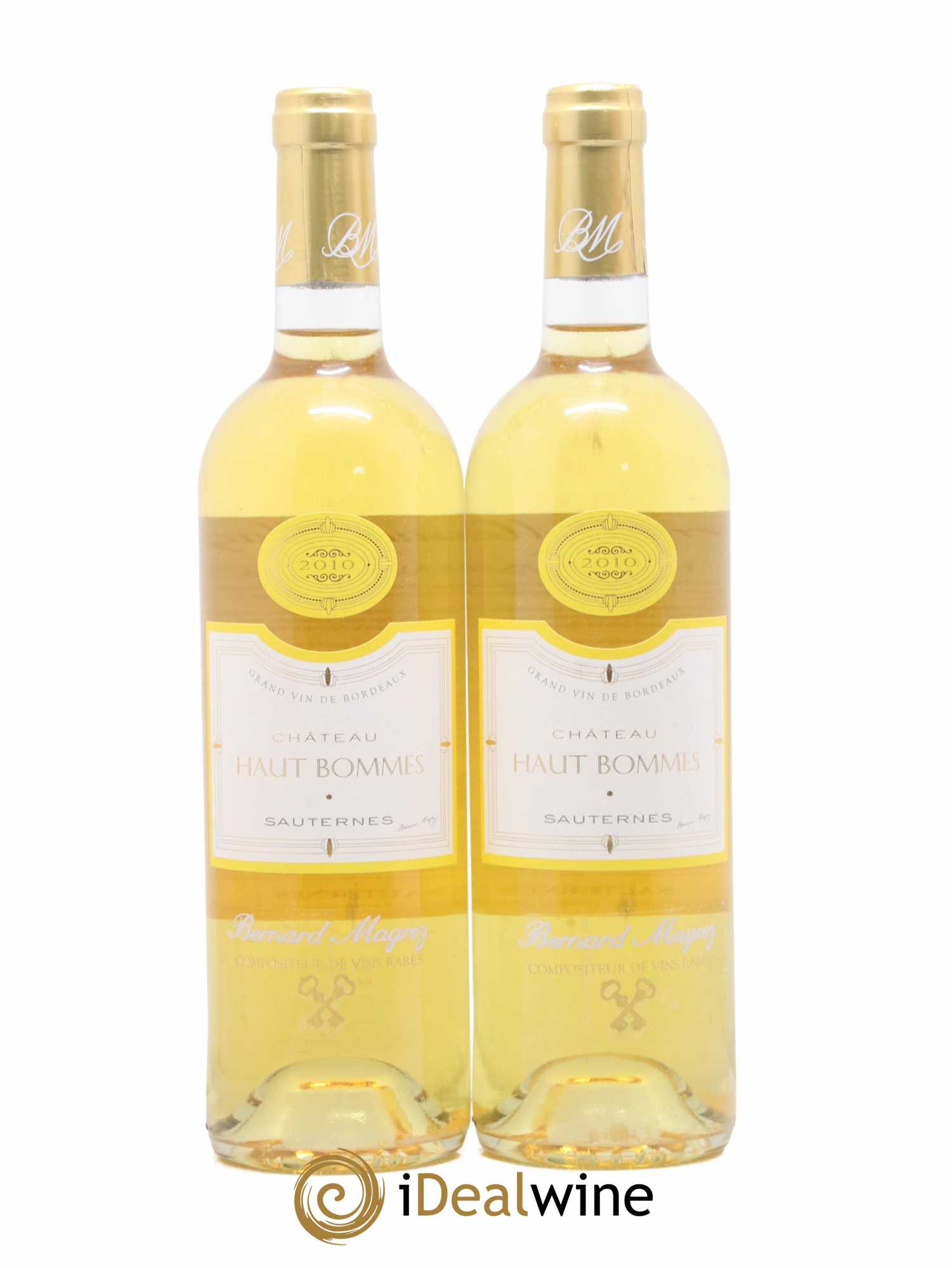 Sauternes Haut Bommes (sans prix de réserve) 2010 - Lotto di 2 bottiglie - 0