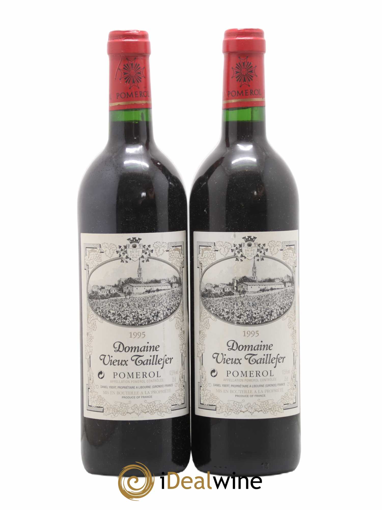 Pomerol Domaine Vieux Taillefer 1995 - Posten von 2 Flaschen - 0