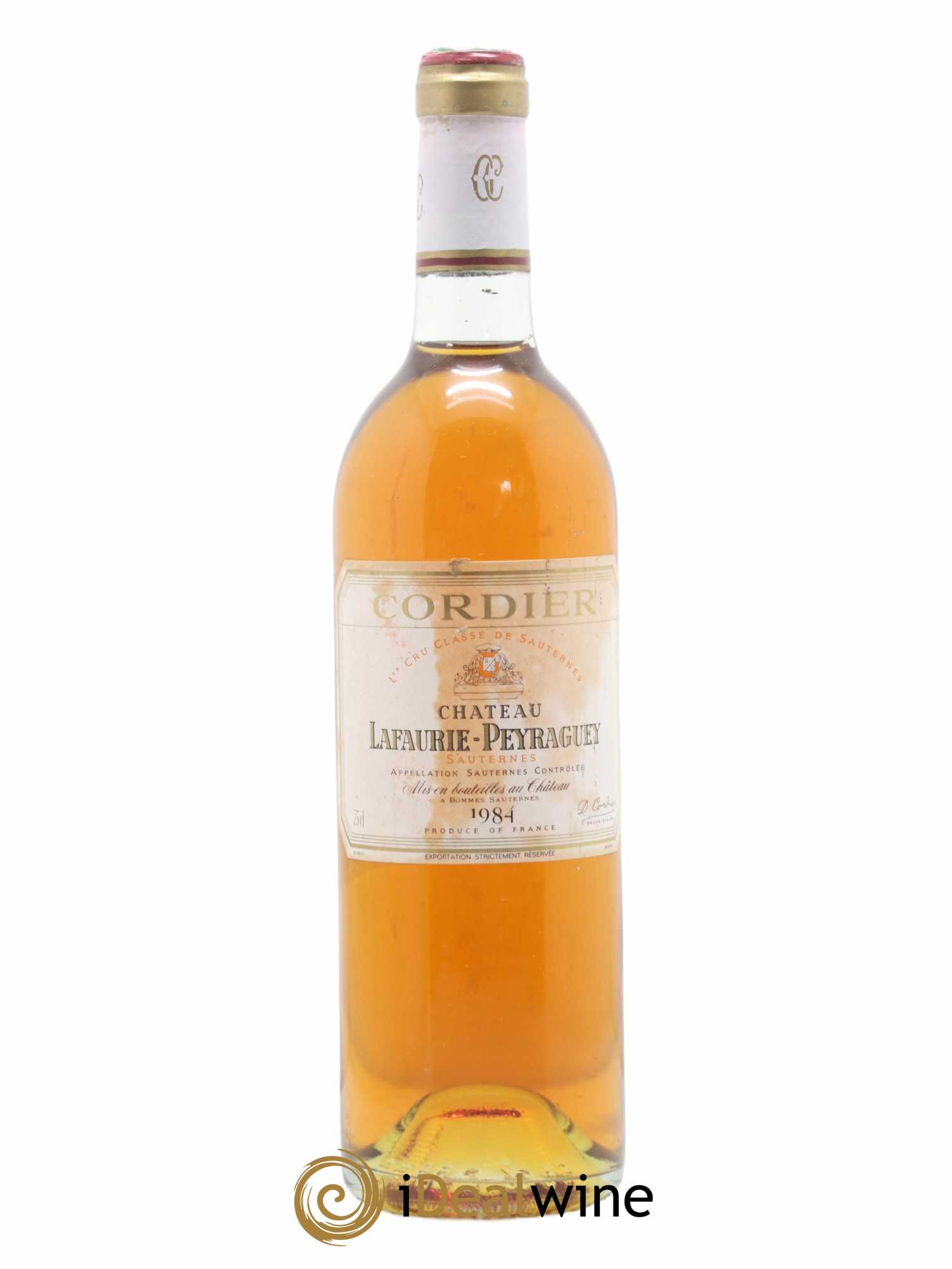 Château Lafaurie-Peyraguey 1er Grand Cru Classé 1984 - Lotto di 1 bottiglia - 0