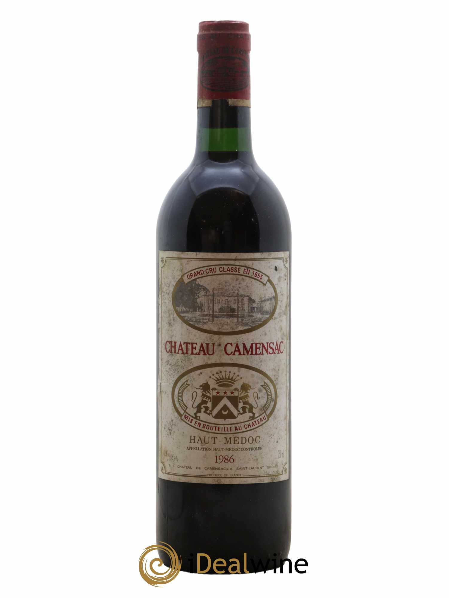 Château Camensac 5ème Grand Cru Classé 1986 - Lot de 1 bouteille - 0