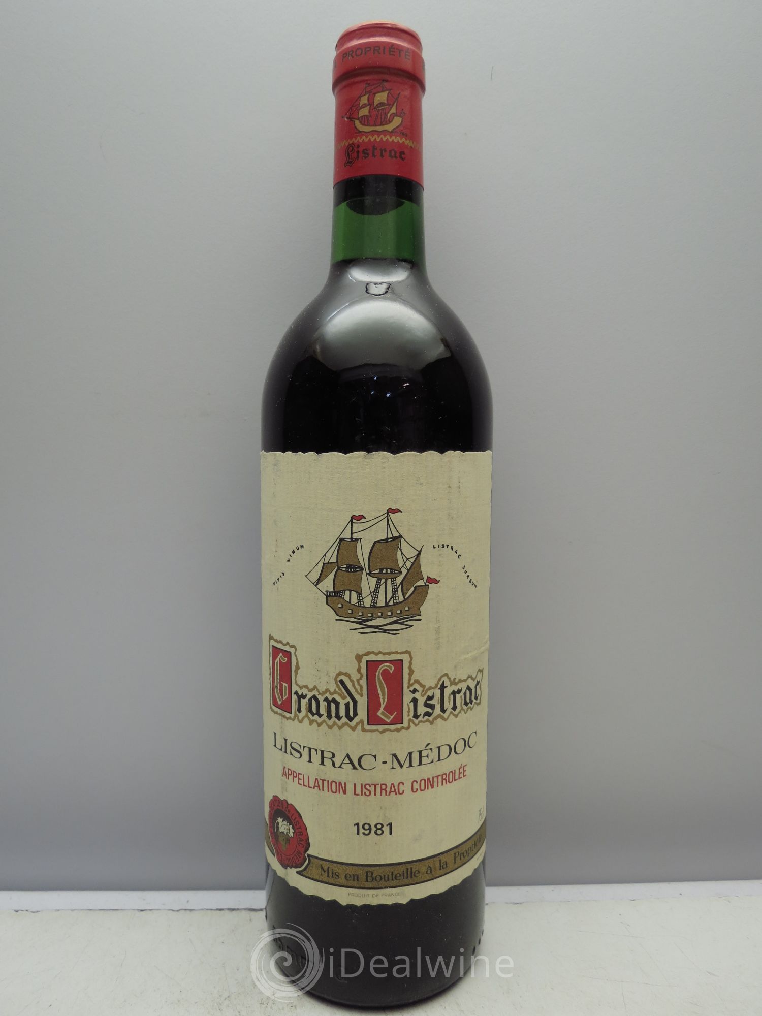 Haut Médoc Château Grand Listrac 1981 - Posten von 1 Flasche - 0