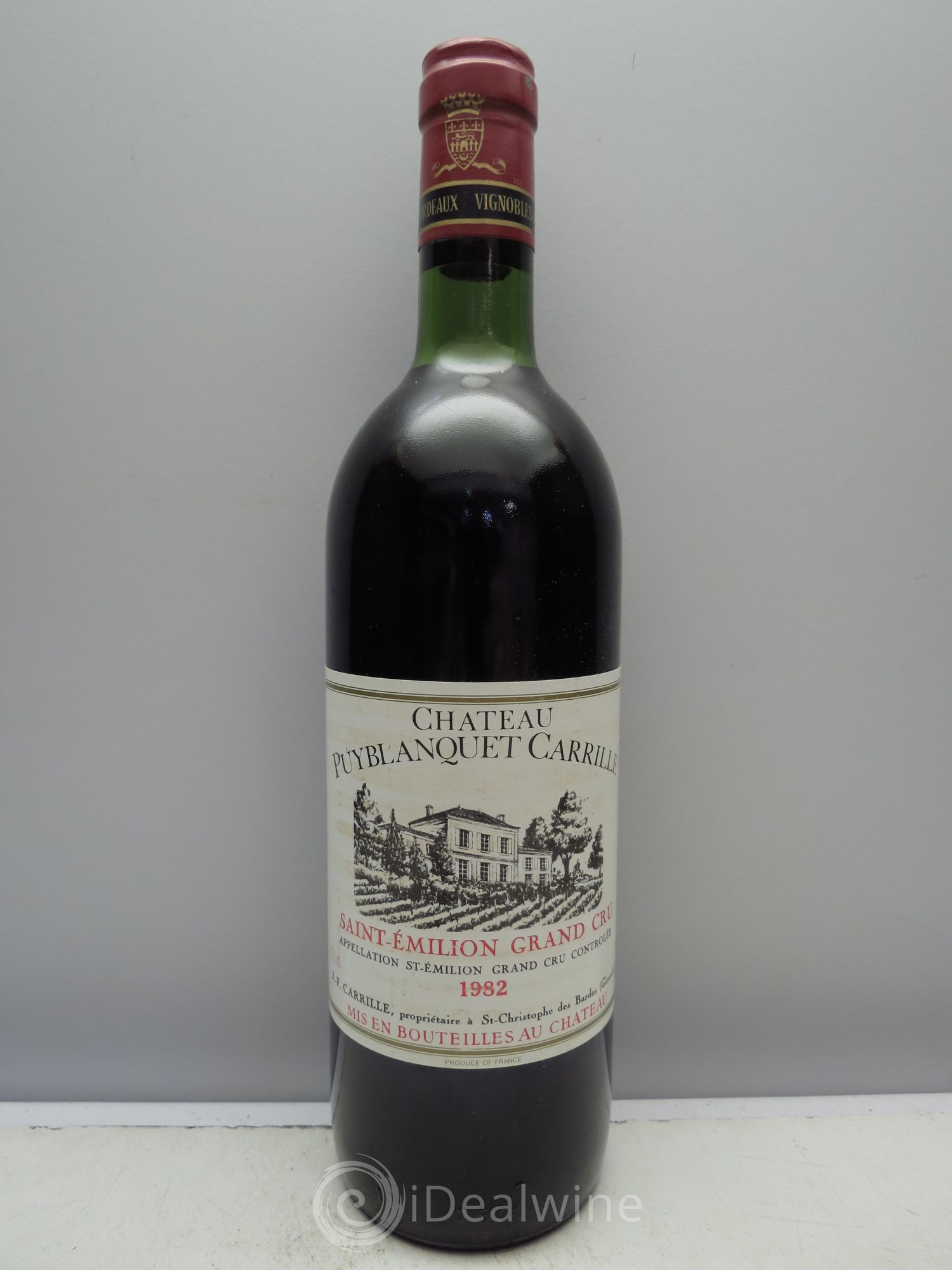 Saint-Émilion Château Puyblanquet Carille 1982 - Posten von 1 Flasche - 0