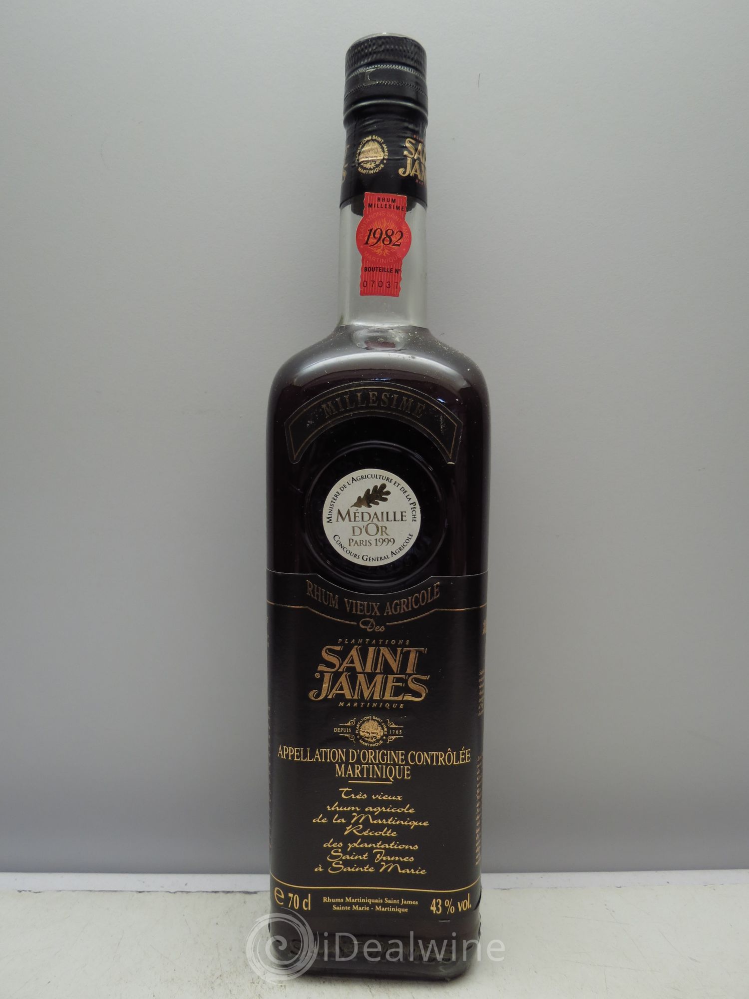 Rhum Saint James (Ambré) 1982 - Lotto di 1 bottiglia - 0