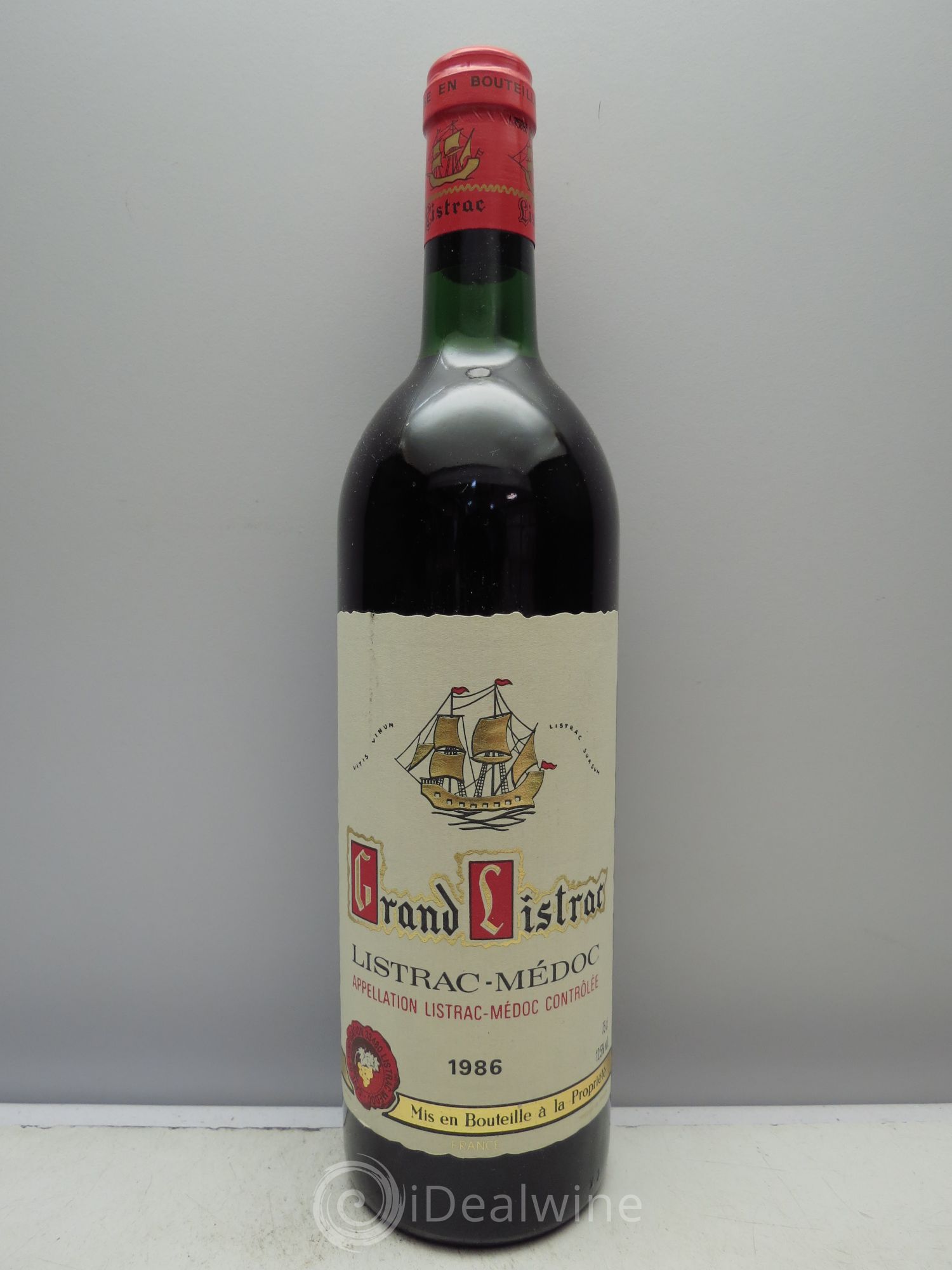 Haut Médoc Château Grand Listrac 1986 - Posten von 1 Flasche - 0