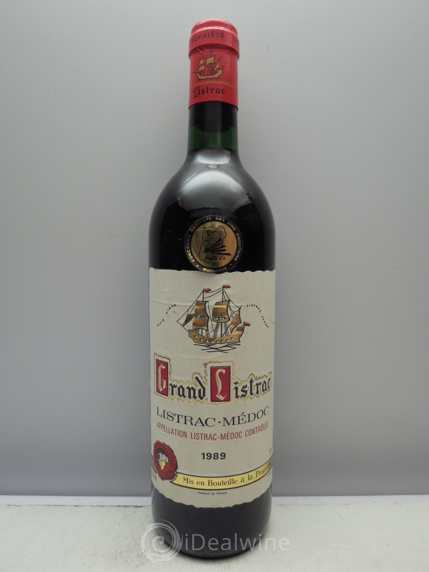 Haut Médoc Château Grand Listrac (sans prix de réserve / no reserve) 1989 - Posten von 1 Flasche - 0