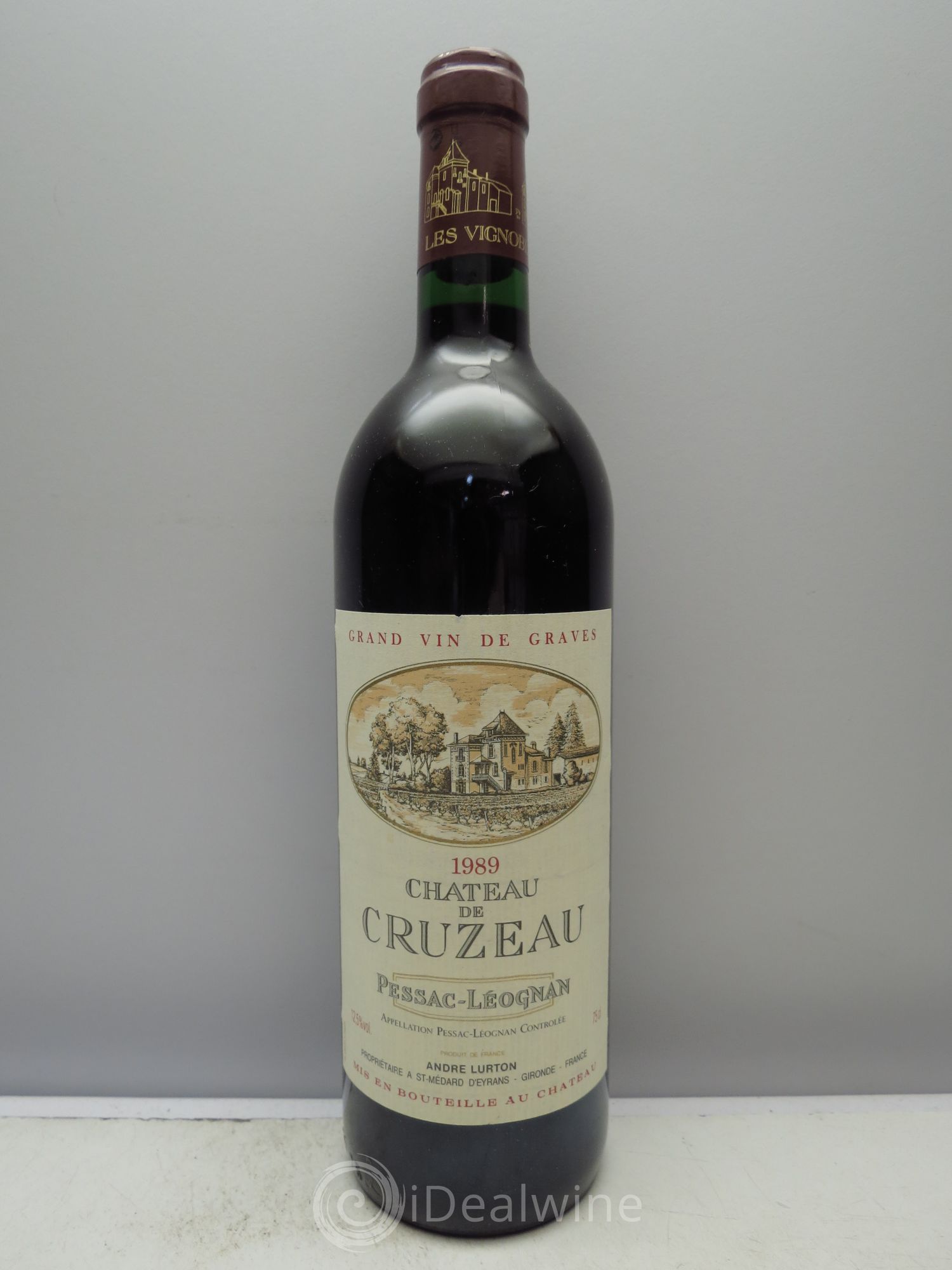 Château de Cruzeau 1989 - Lot de 1 bouteille - 0