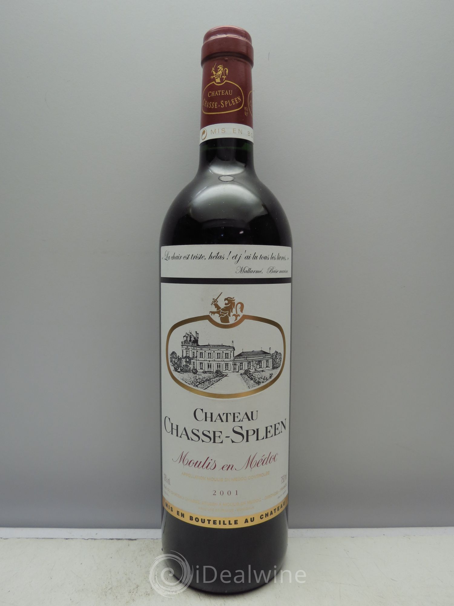 Château Chasse Spleen 2001 - Lot de 6 bouteilles - 0