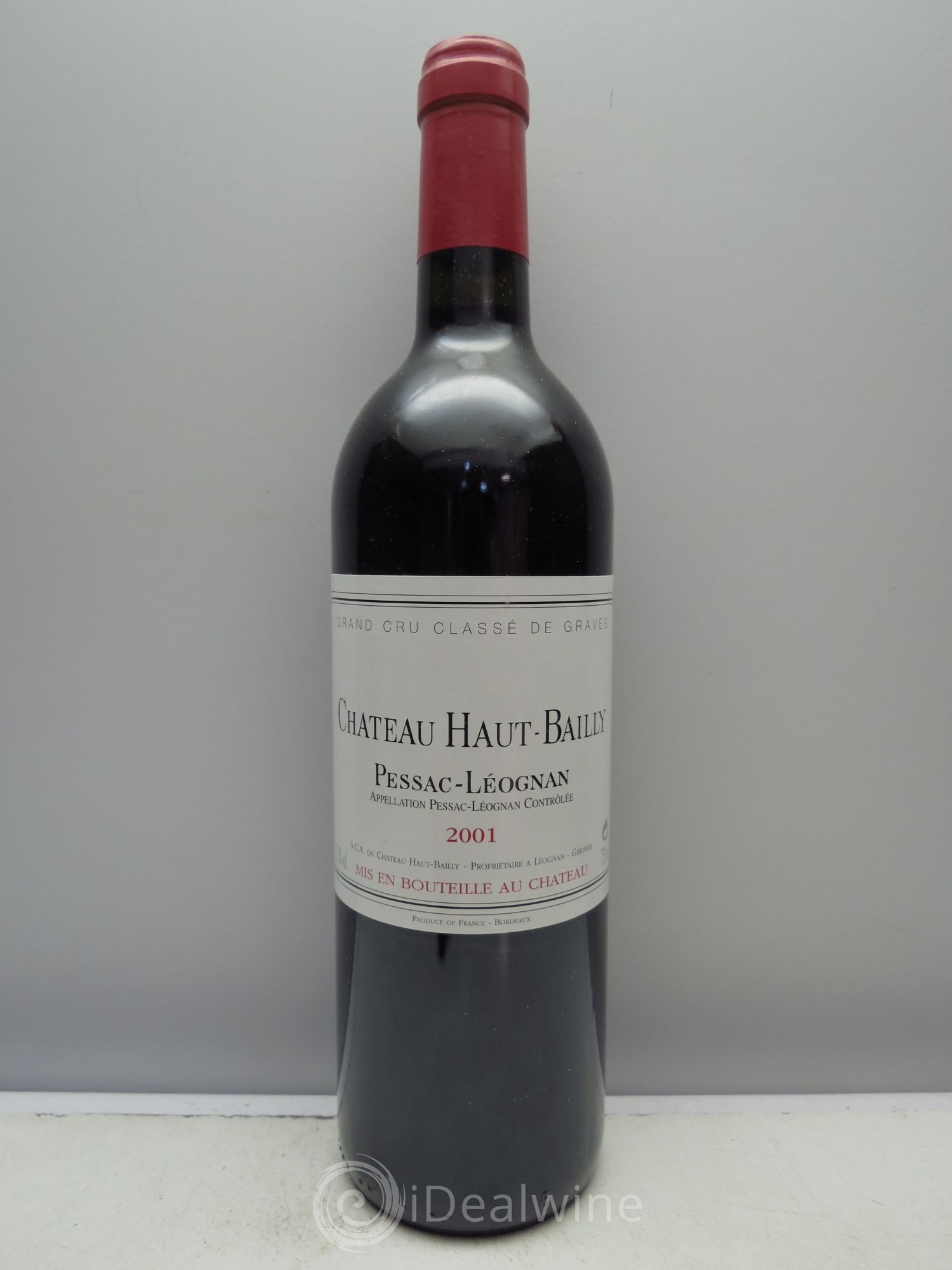 Château Haut-Bailly Cru Classé de Graves 2001 - Lot de 6 bouteilles - 0