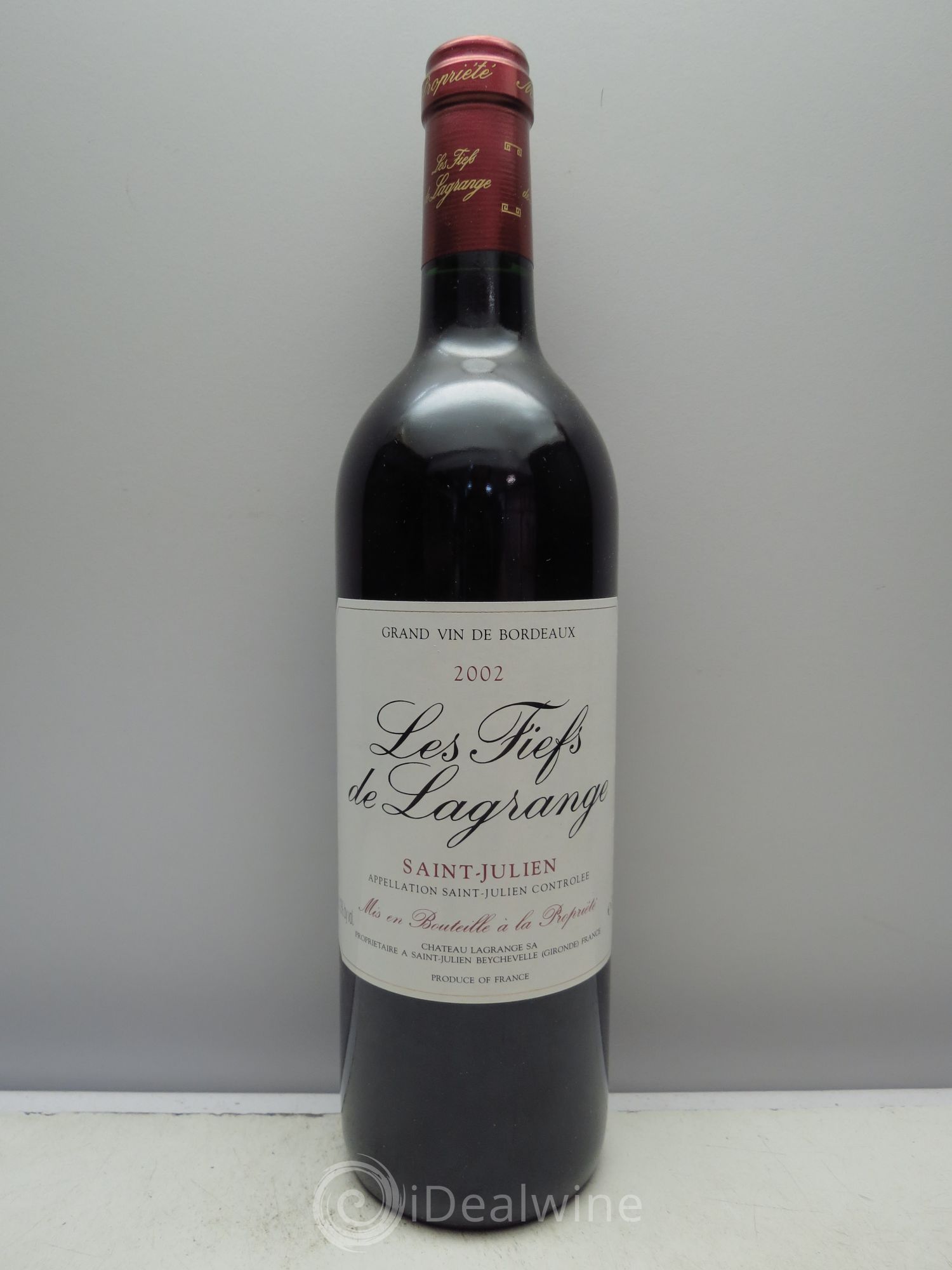 Les Fiefs de Lagrange Second Vin 2002 - Lot de 1 bouteille - 0