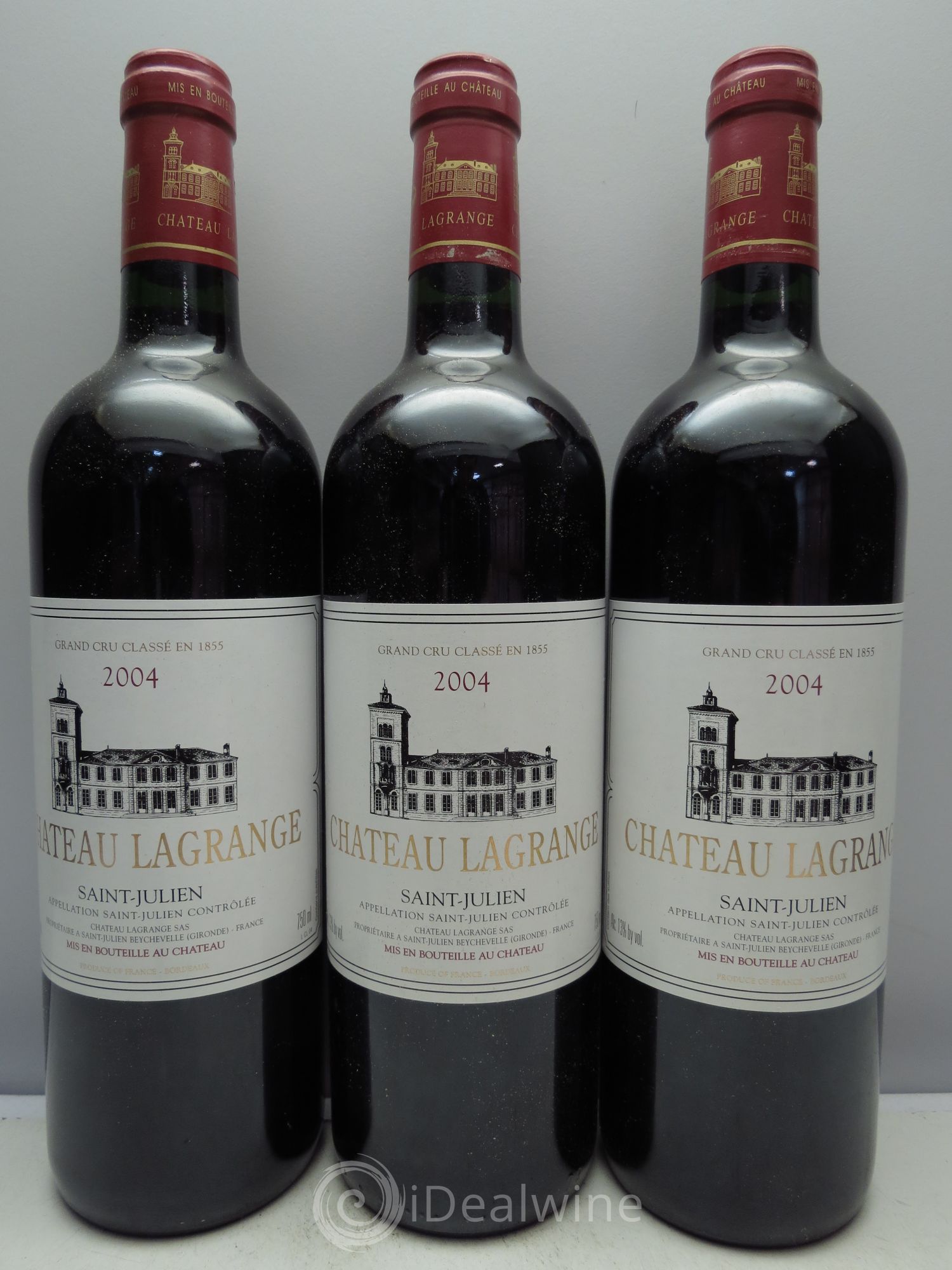 Château Lagrange 3ème Grand Cru Classé 2004 - Lot de 3 bouteilles - 0