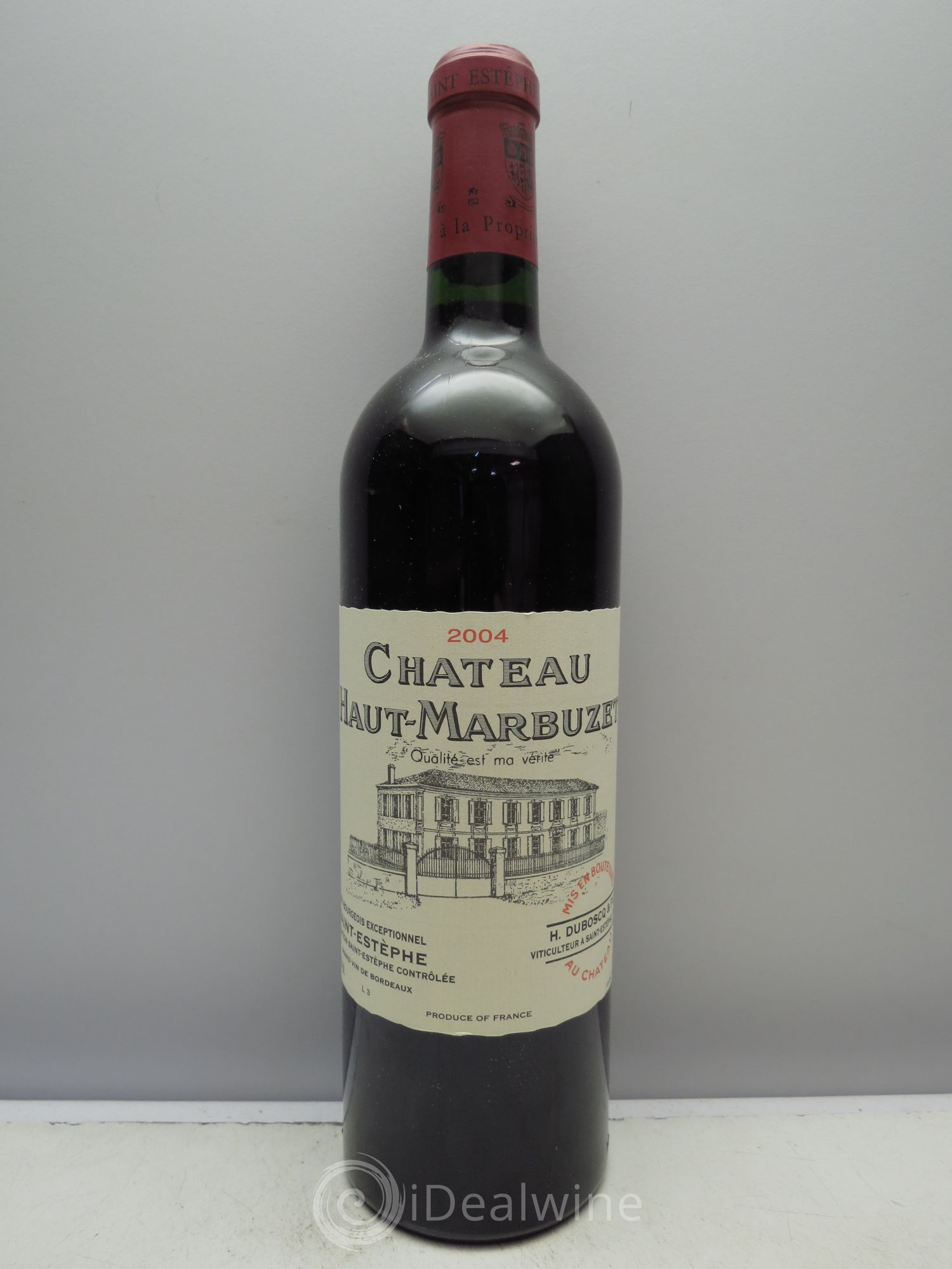 Château Haut Marbuzet 2004 - Lot de 1 bouteille - 0