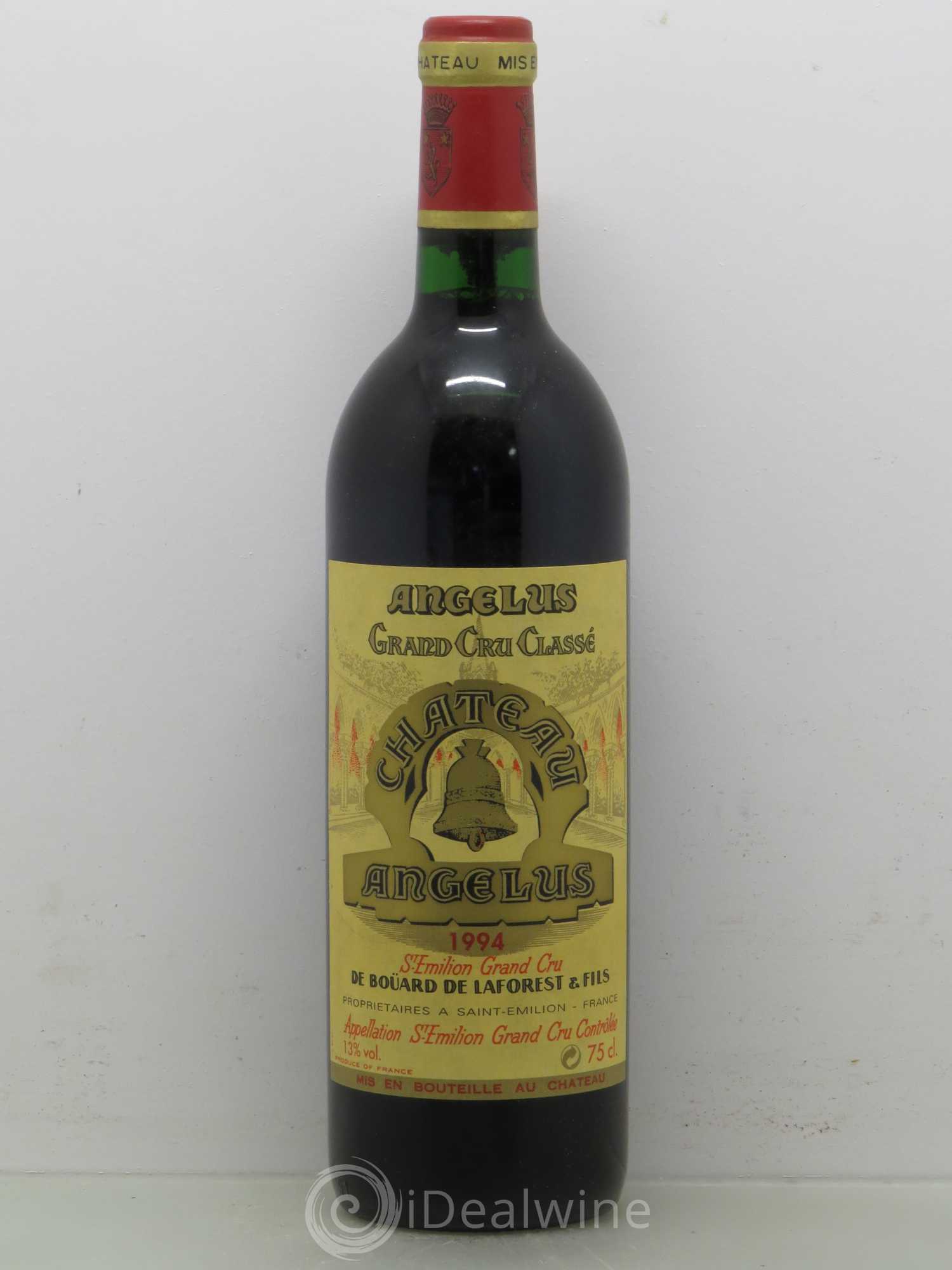Château Angélus 1er Grand Cru Classé A 1994 - Lot de 1 bouteille - 0