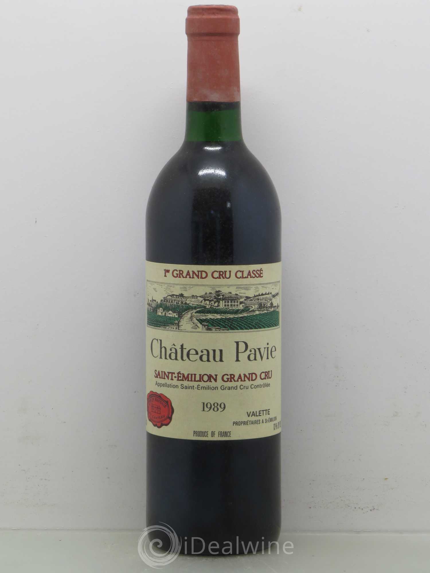 Château Pavie 1er Grand Cru Classé A 1989 - Lot de 1 bouteille - 0