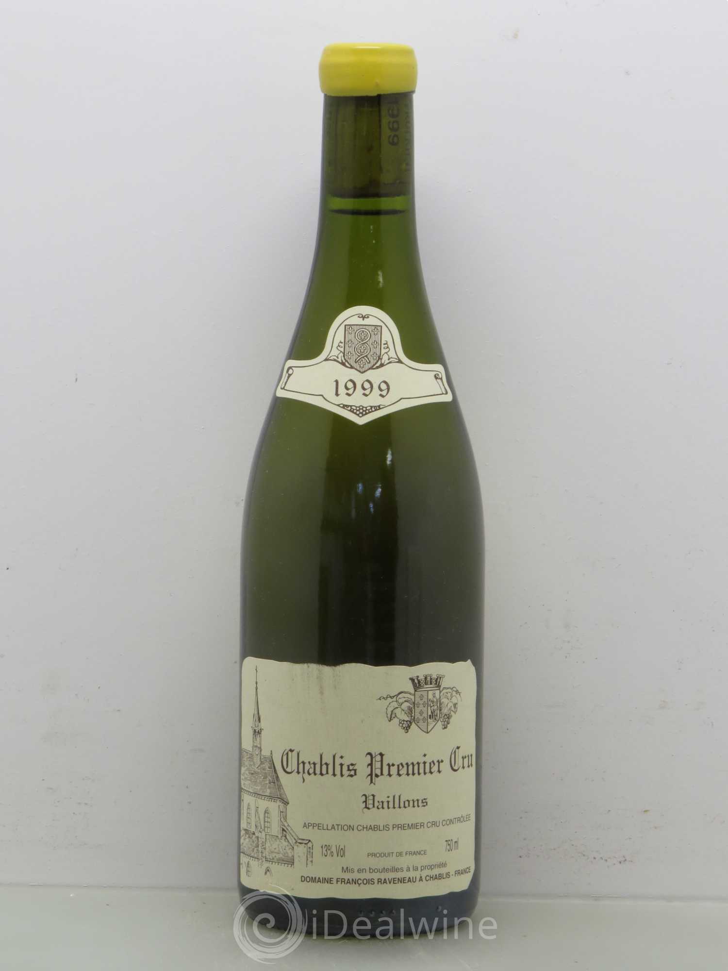 Chablis 1er Cru Vaillons Raveneau (Domaine) 1999 - Lot de 1 bouteille - 0