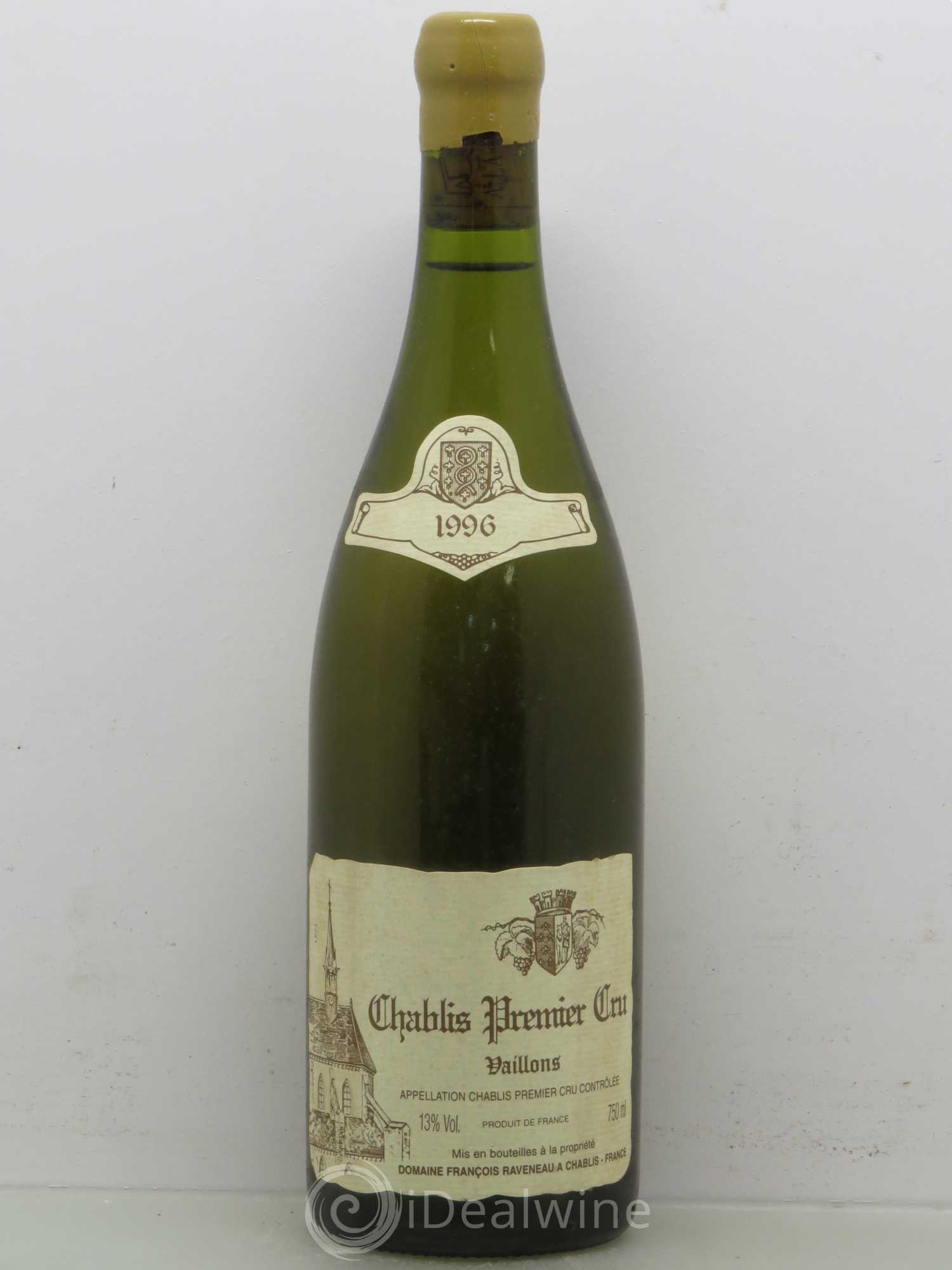 Chablis 1er Cru Vaillons Raveneau (Domaine) 1996 - Lot de 1 bouteille - 0