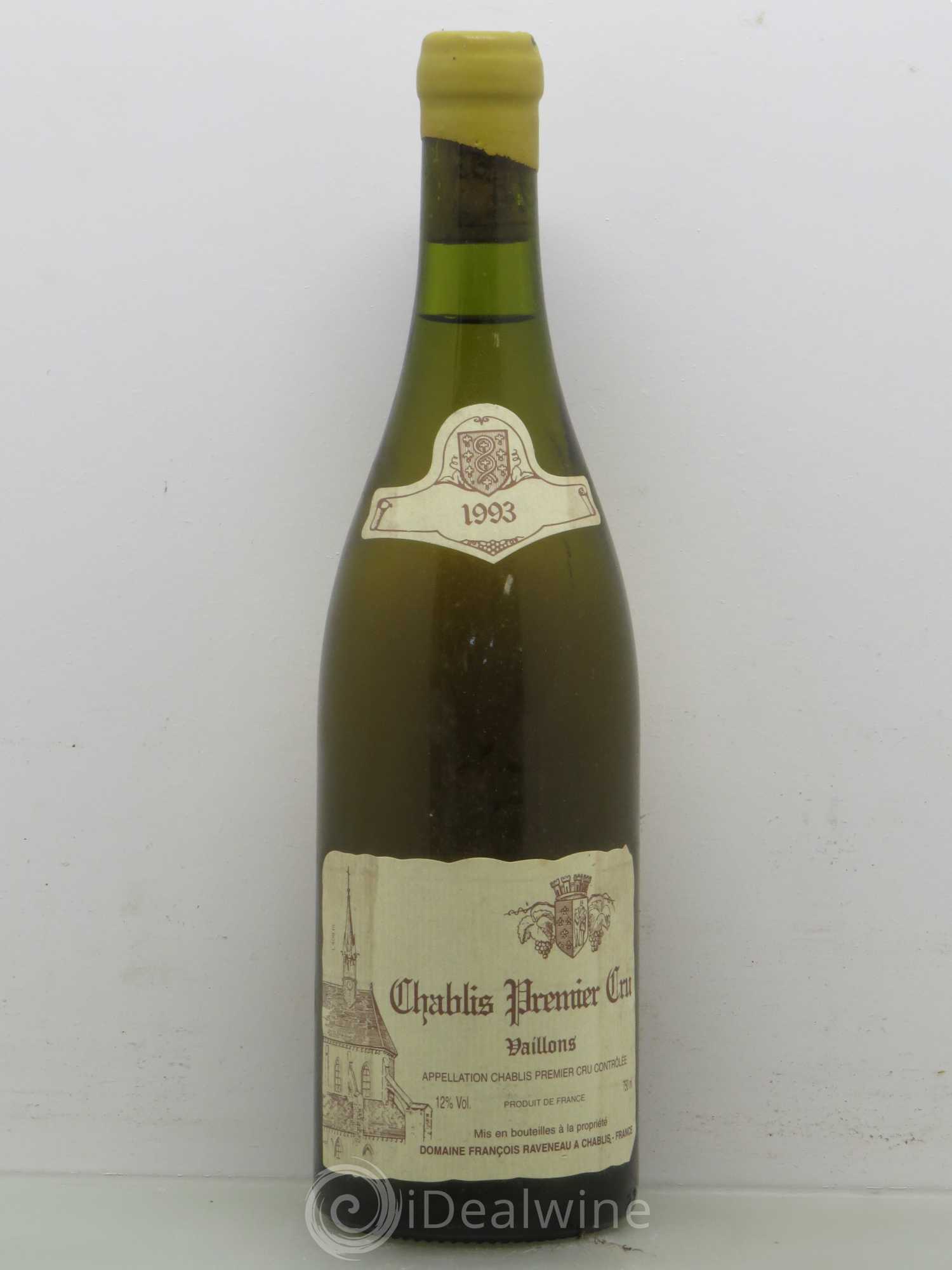 Chablis 1er Cru Vaillons Raveneau (Domaine) 1993 - Posten von 1 Flasche - 0