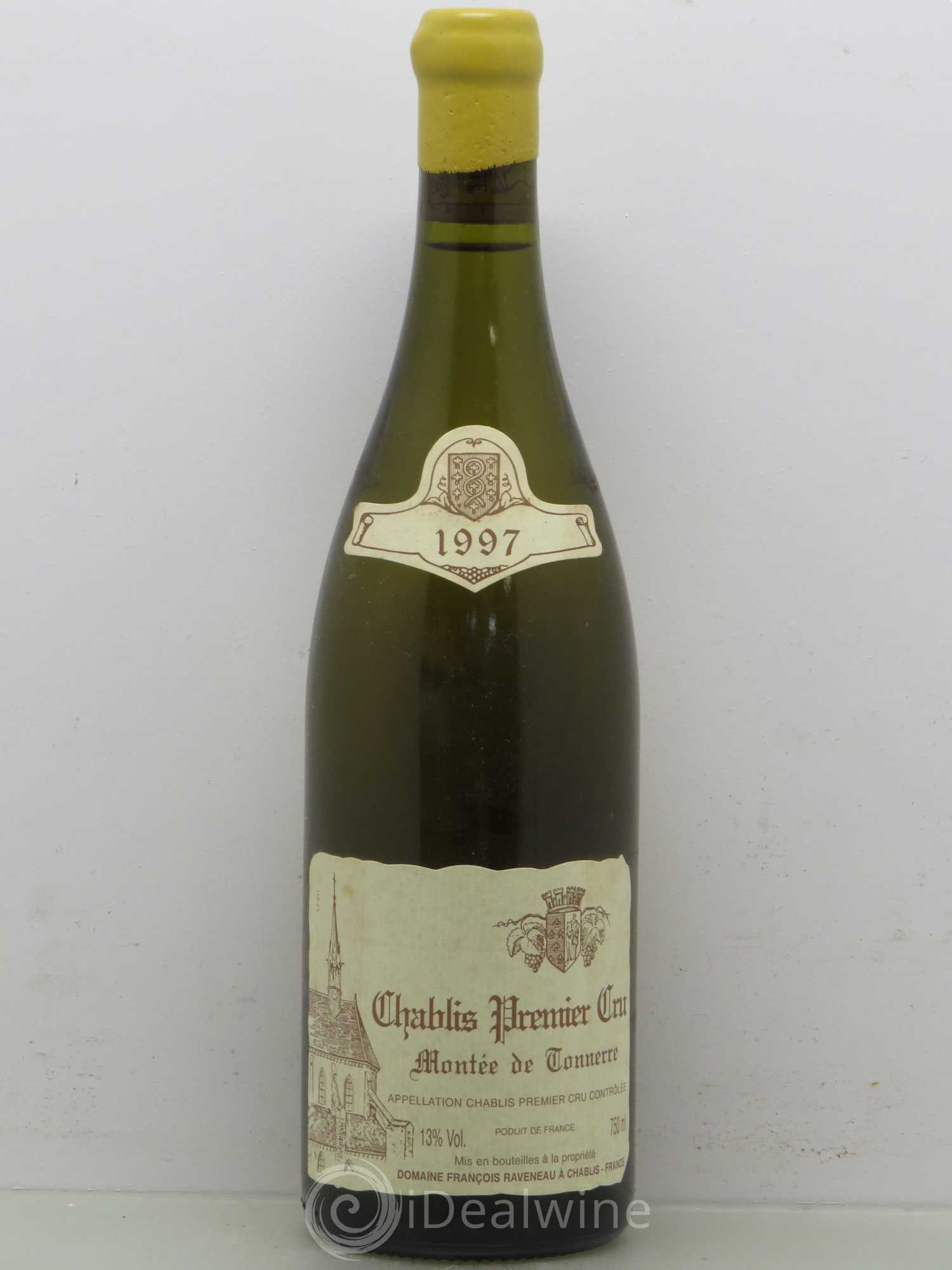 Chablis 1er Cru Montée de Tonnerre Raveneau (Domaine) 1997 - Lot de 1 bouteille - 0