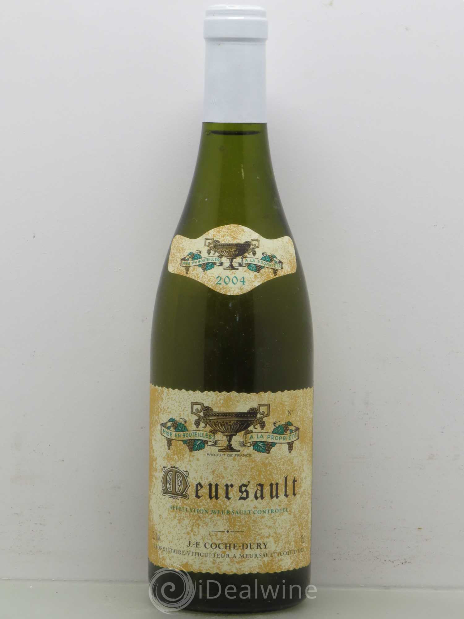 Meursault Coche Dury (Domaine) 2004 - Lot de 1 bouteille - 0
