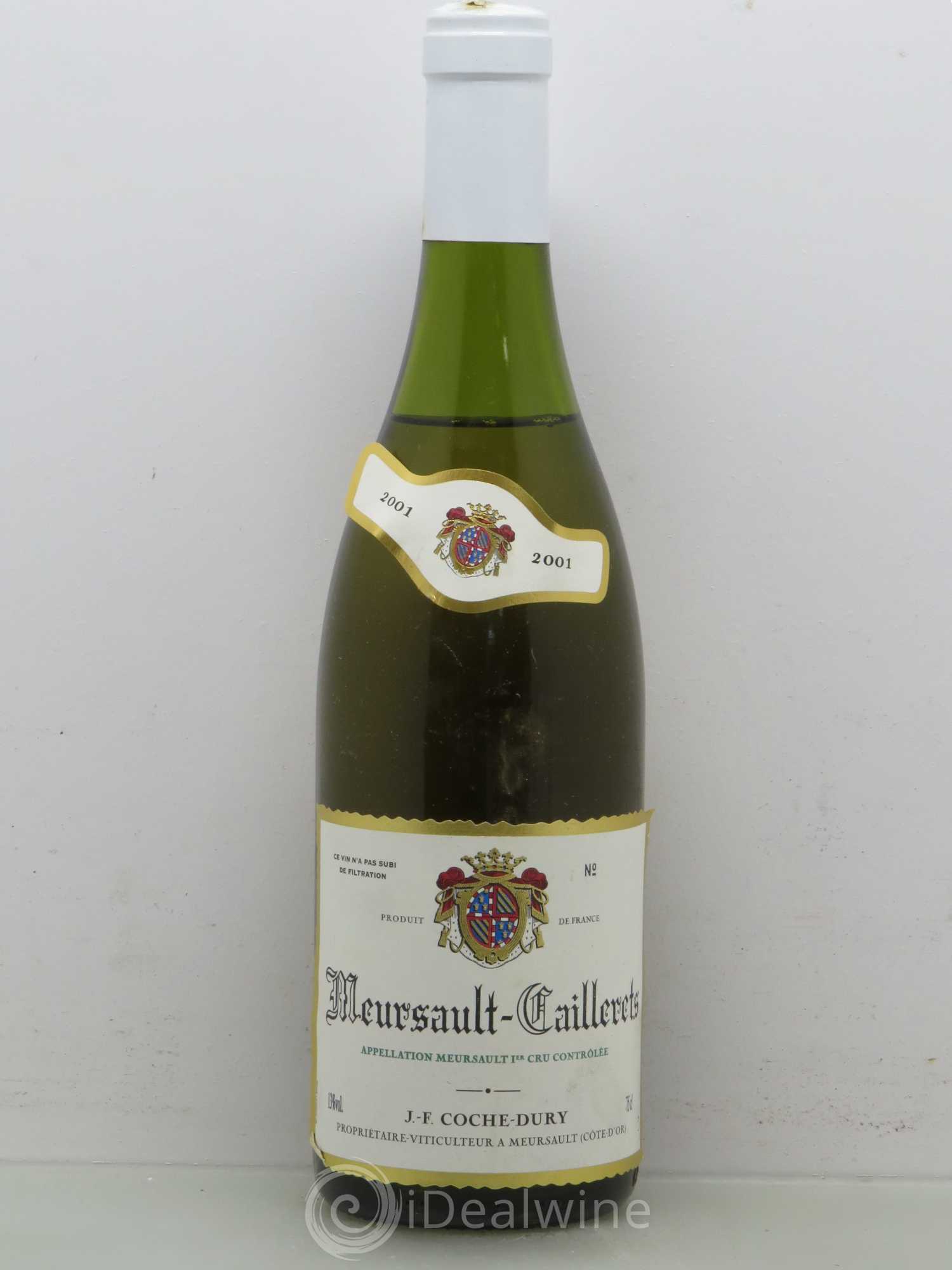 Meursault 1er Cru Caillerets Coche Dury (Domaine) 2001 - Lot de 1 bouteille - 0