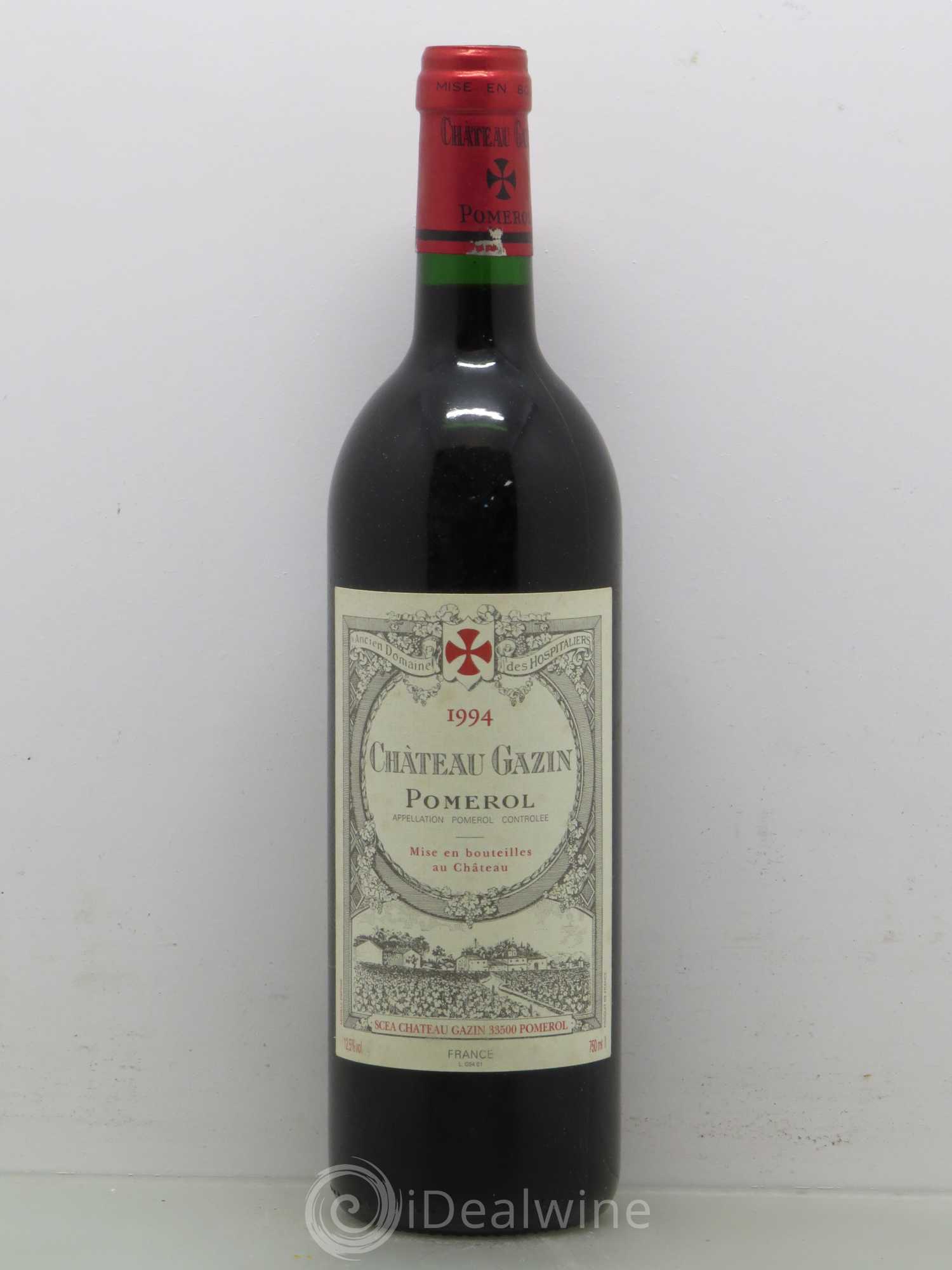 Château Gazin 1994 - Lot de 1 bouteille - 0