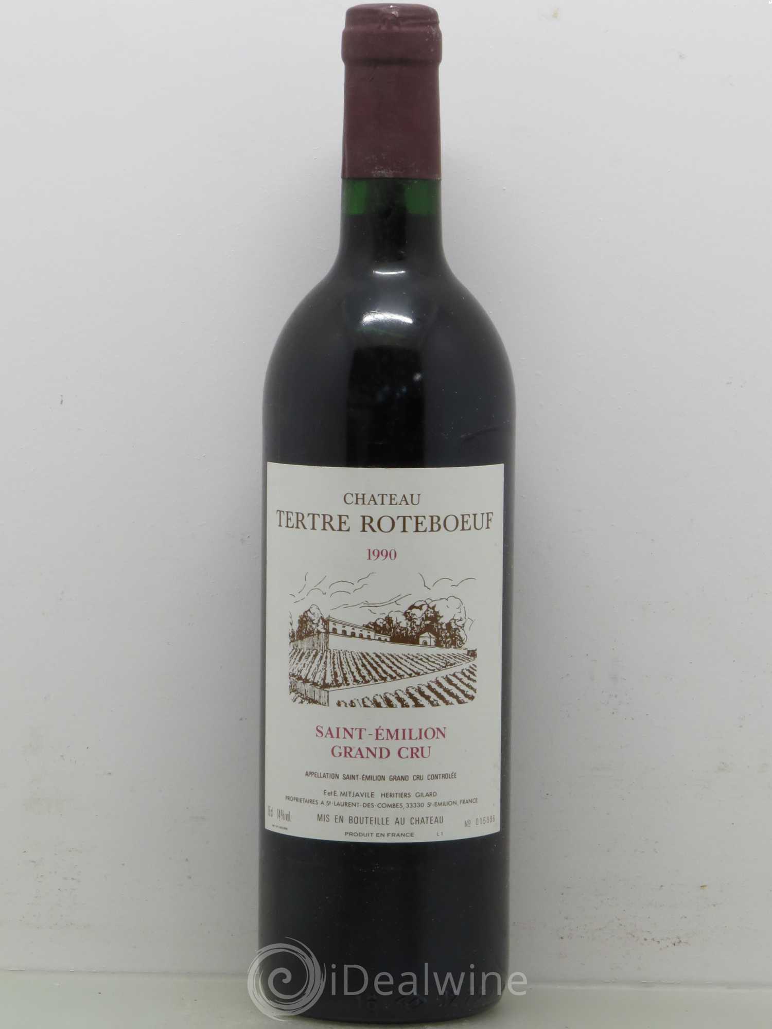 Château Tertre Roteboeuf 1990 - Lot de 1 bouteille - 0