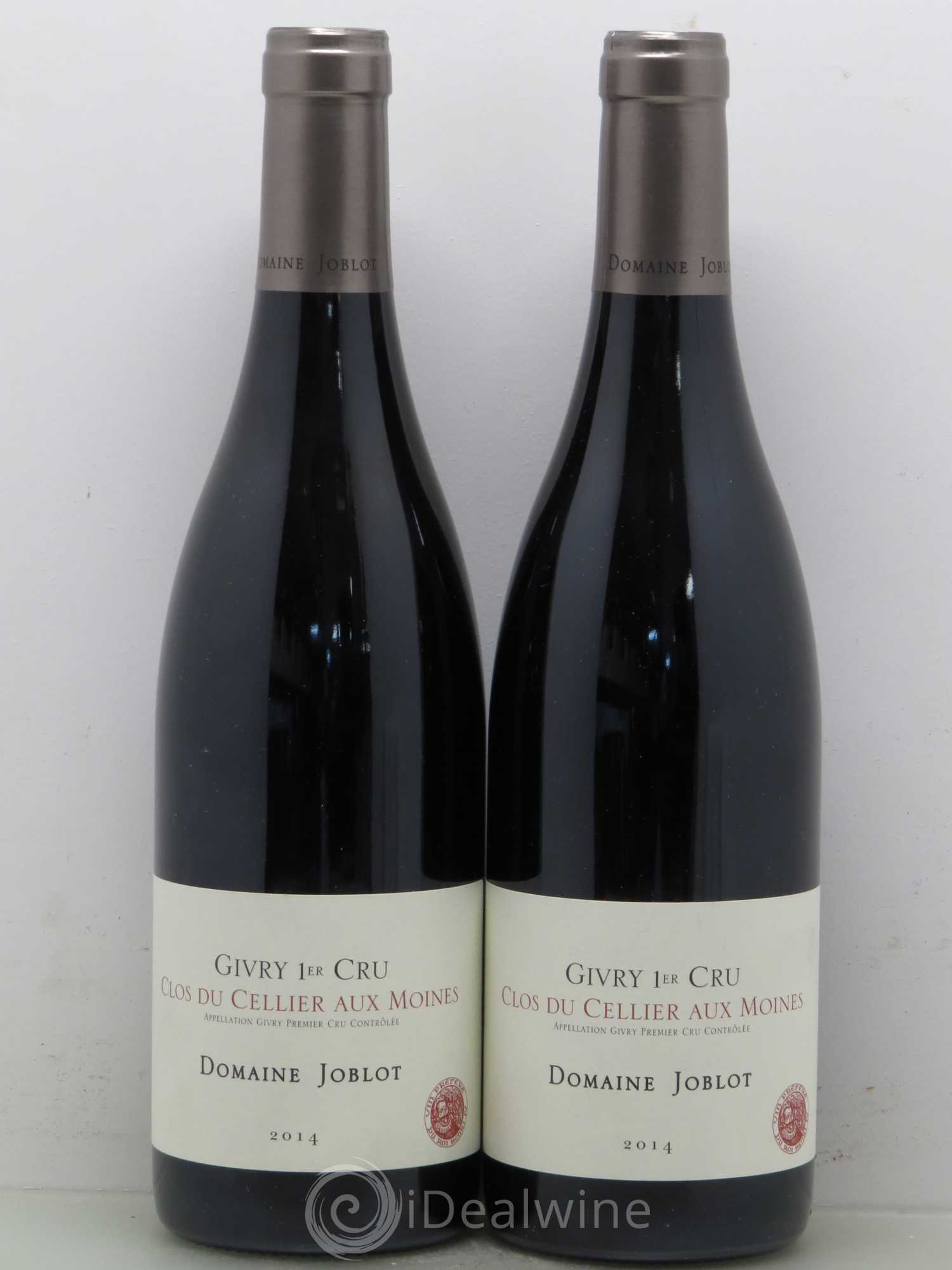 Givry 1er Cru Clos du Cellier aux Moines Joblot (Domaine) 2014 - Lot de 2 bouteilles - 0