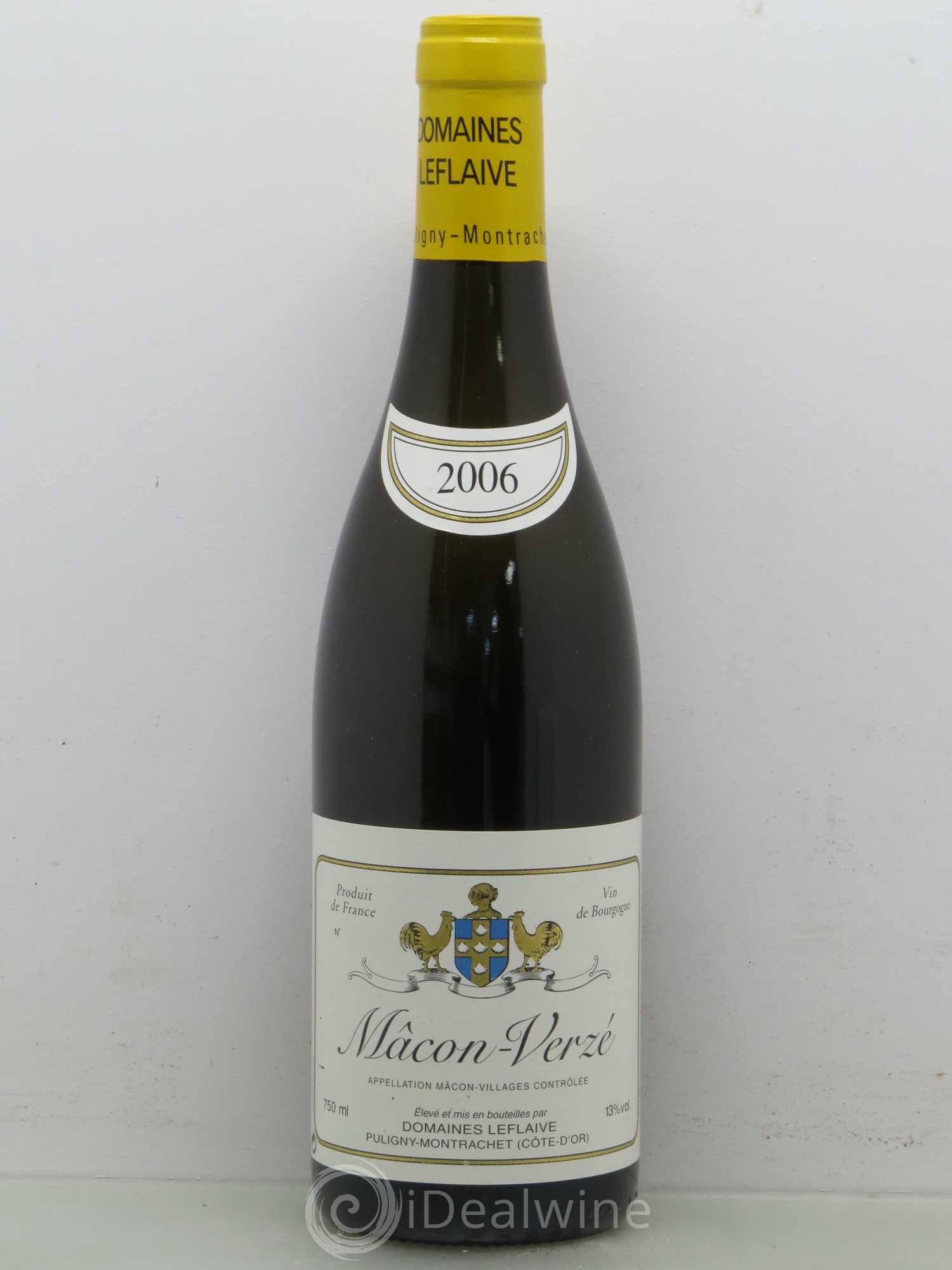 Mâcon Verzé Leflaive (Domaine) 2006 - Lot de 1 bouteille - 0