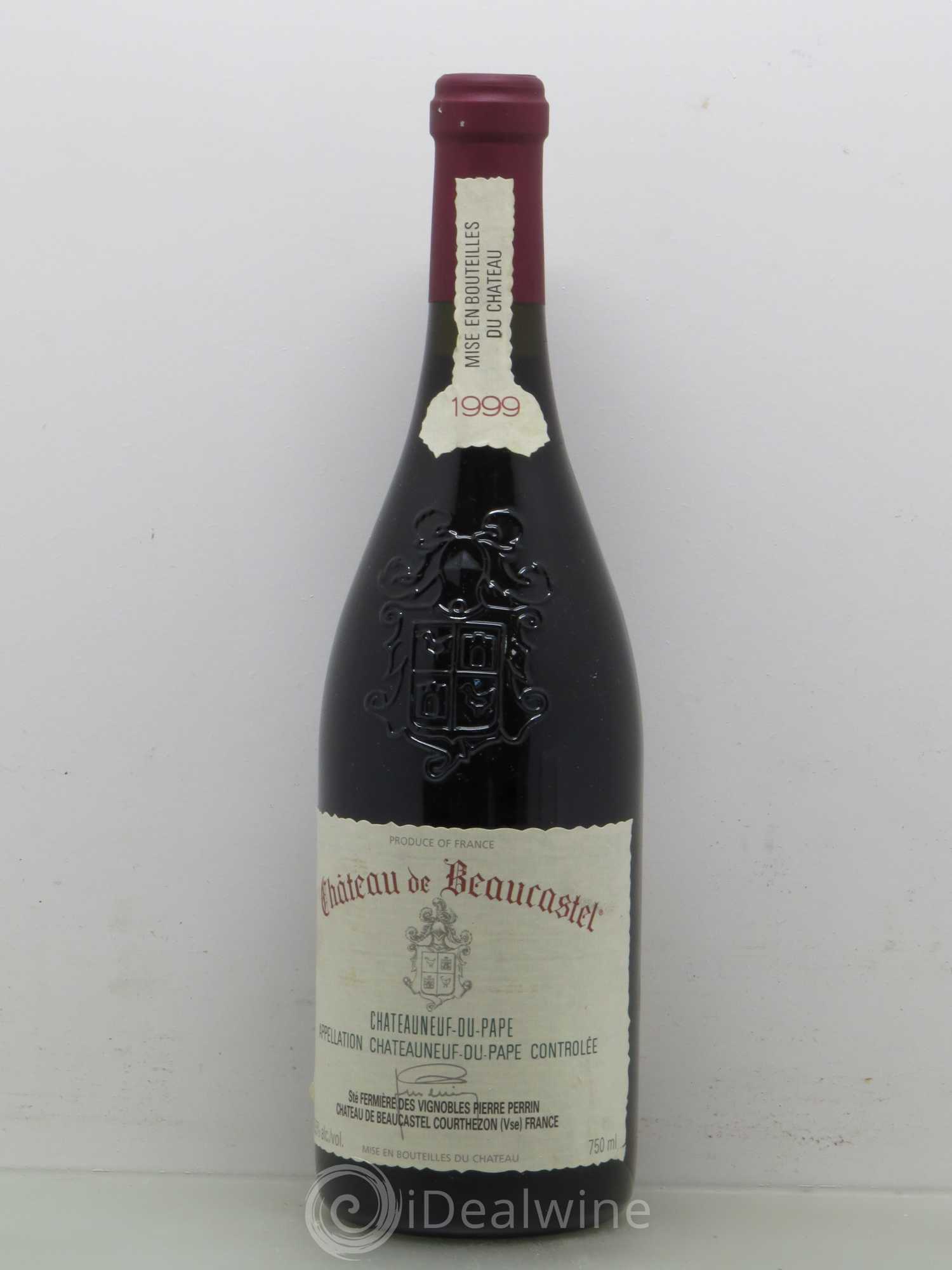Châteauneuf-du-Pape Château de Beaucastel Famille Perrin 1999 - Lot de 1 bouteille - 0