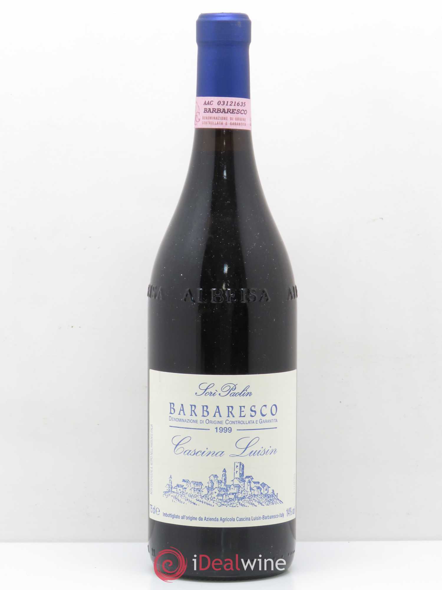 Barbaresco DOCG Sori Paolin Cascina Luisin 1999 - Posten von 1 Flasche - 0