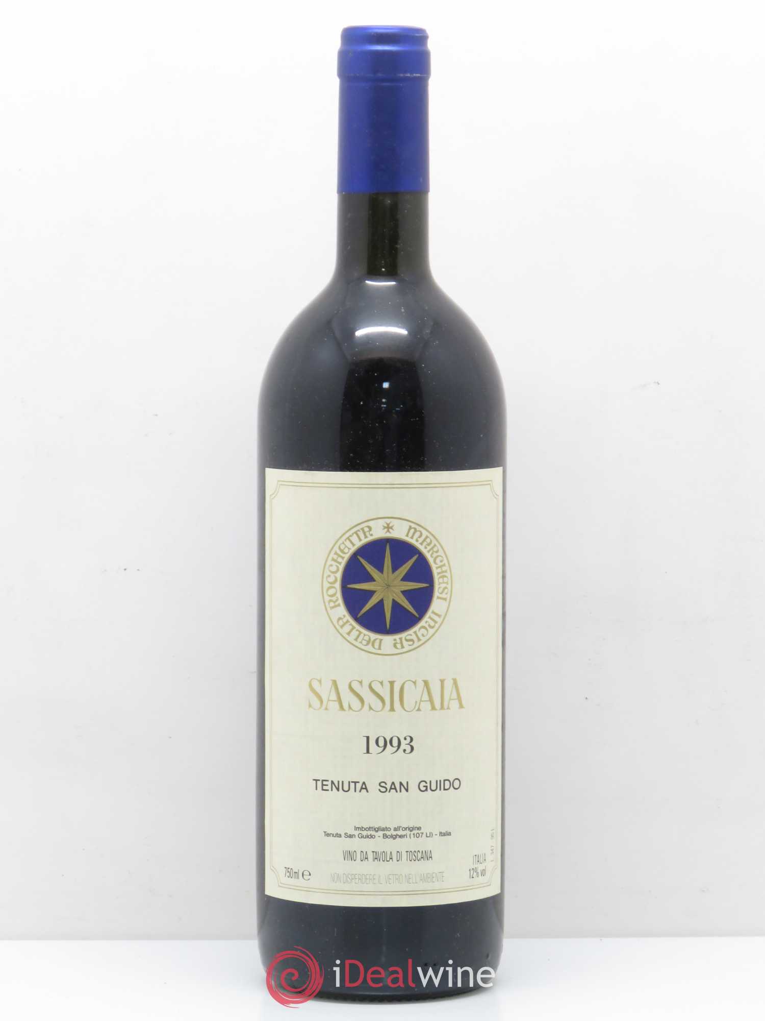 Bolgheri DOC Sassicaia Tenuta San Guido 1993 - Lot de 1 bouteille - 0