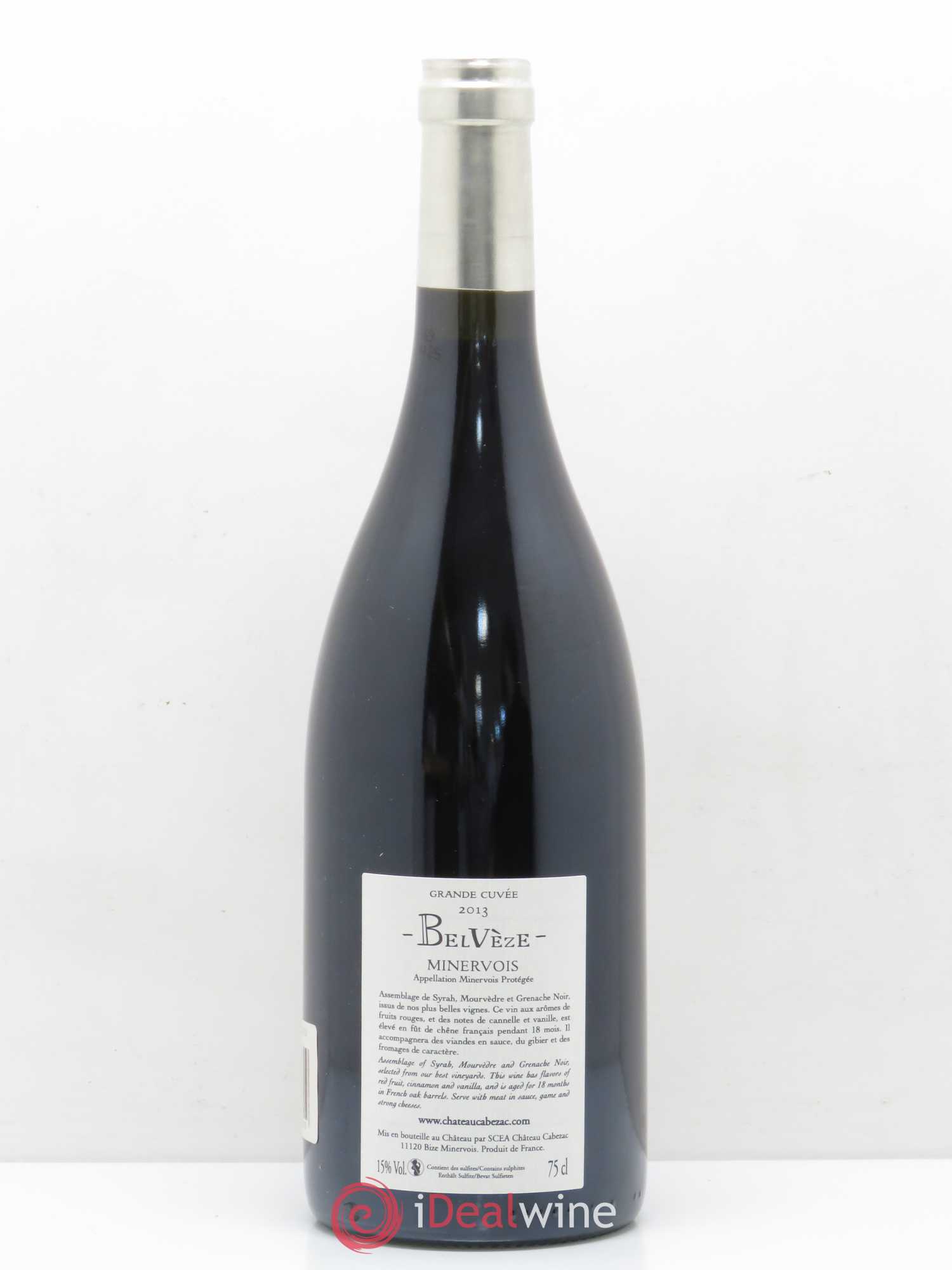 Minervois Belvèze Cabezac (sans prix de réserve) 2013 - Posten von 1 Flasche - 1