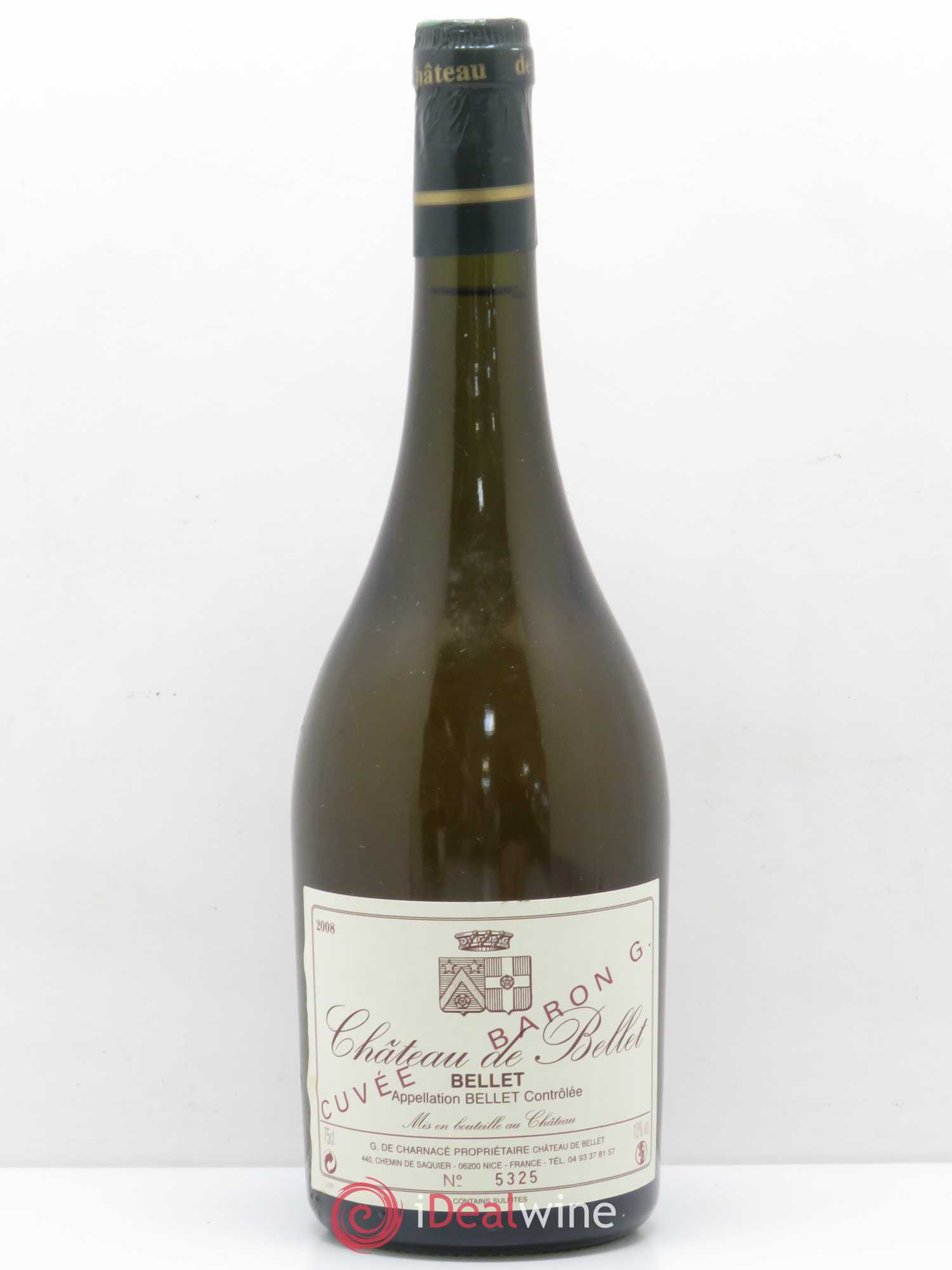 Bellet Château de Bellet Baron G 2008 - Lot de 1 bouteille - 0