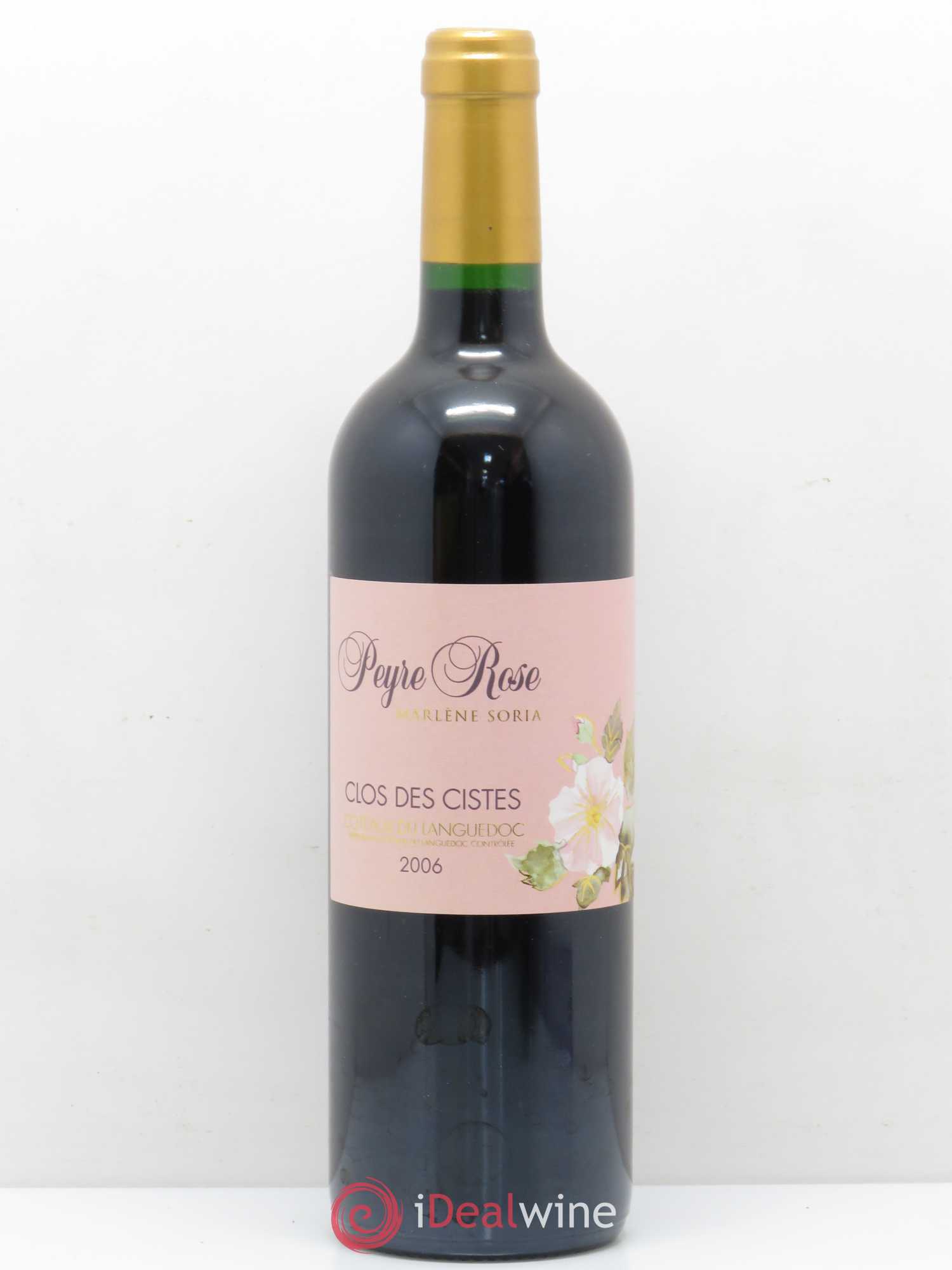 Vin de France (anciennement Coteaux du Languedoc) Domaine Peyre Rose Les Cistes Marlène Soria 2006 - Lot de 1 bouteille - 0