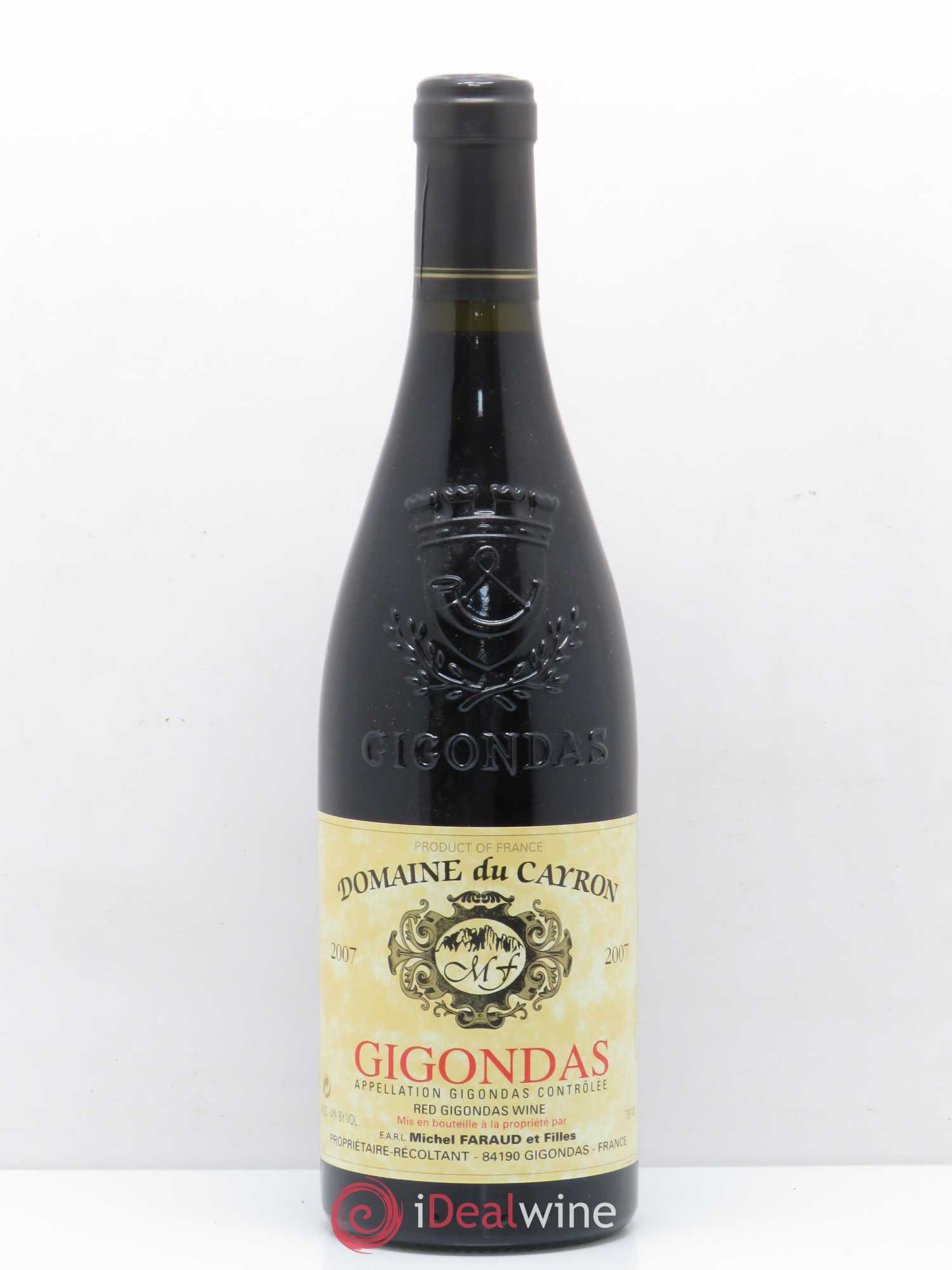 Gigondas Cayron 2007 - Lot de 1 bouteille - 0