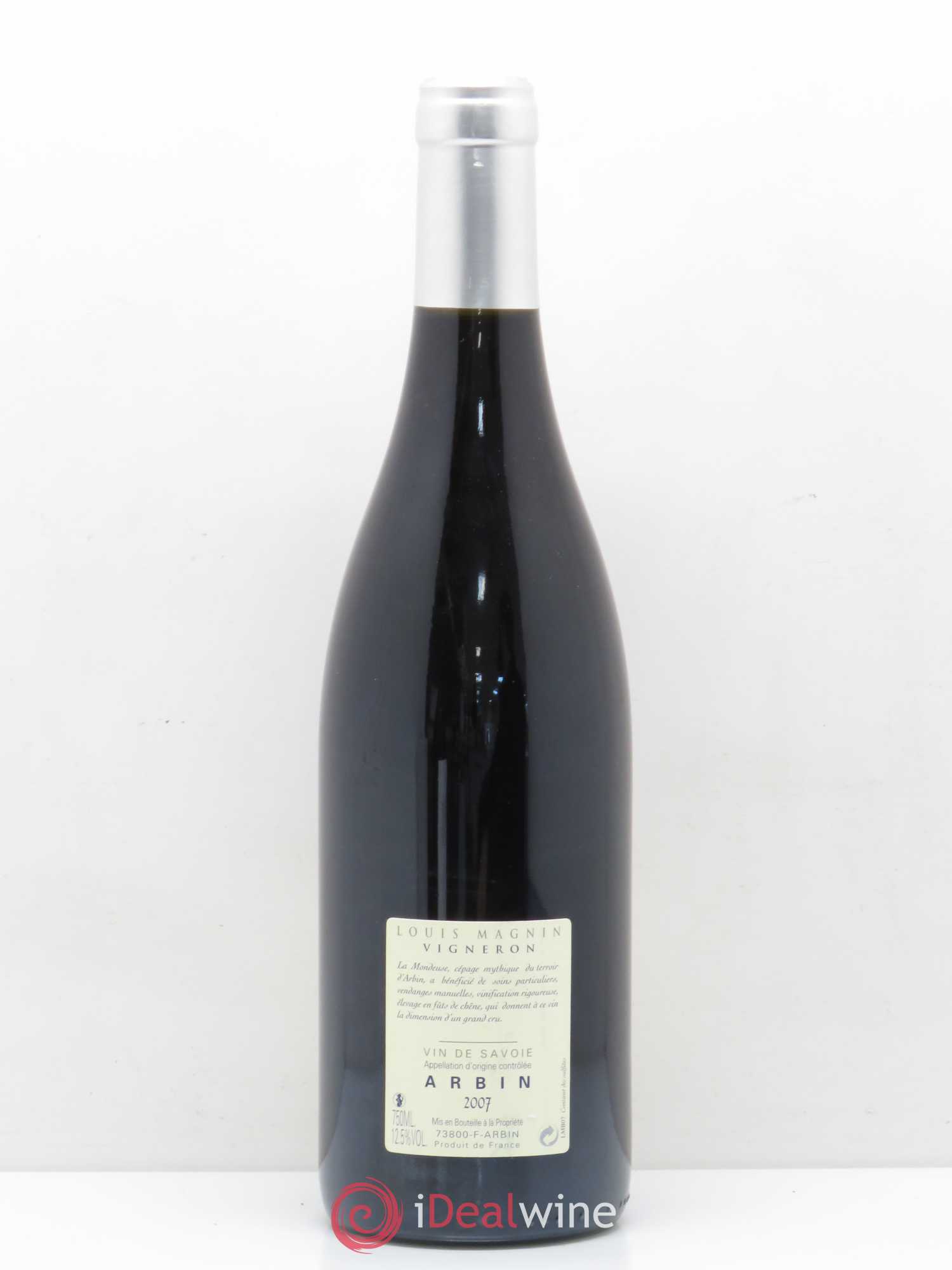 Vin de Savoie Arbin La Brova Louis Magnin 2007 - Lot de 1 bouteille - 1