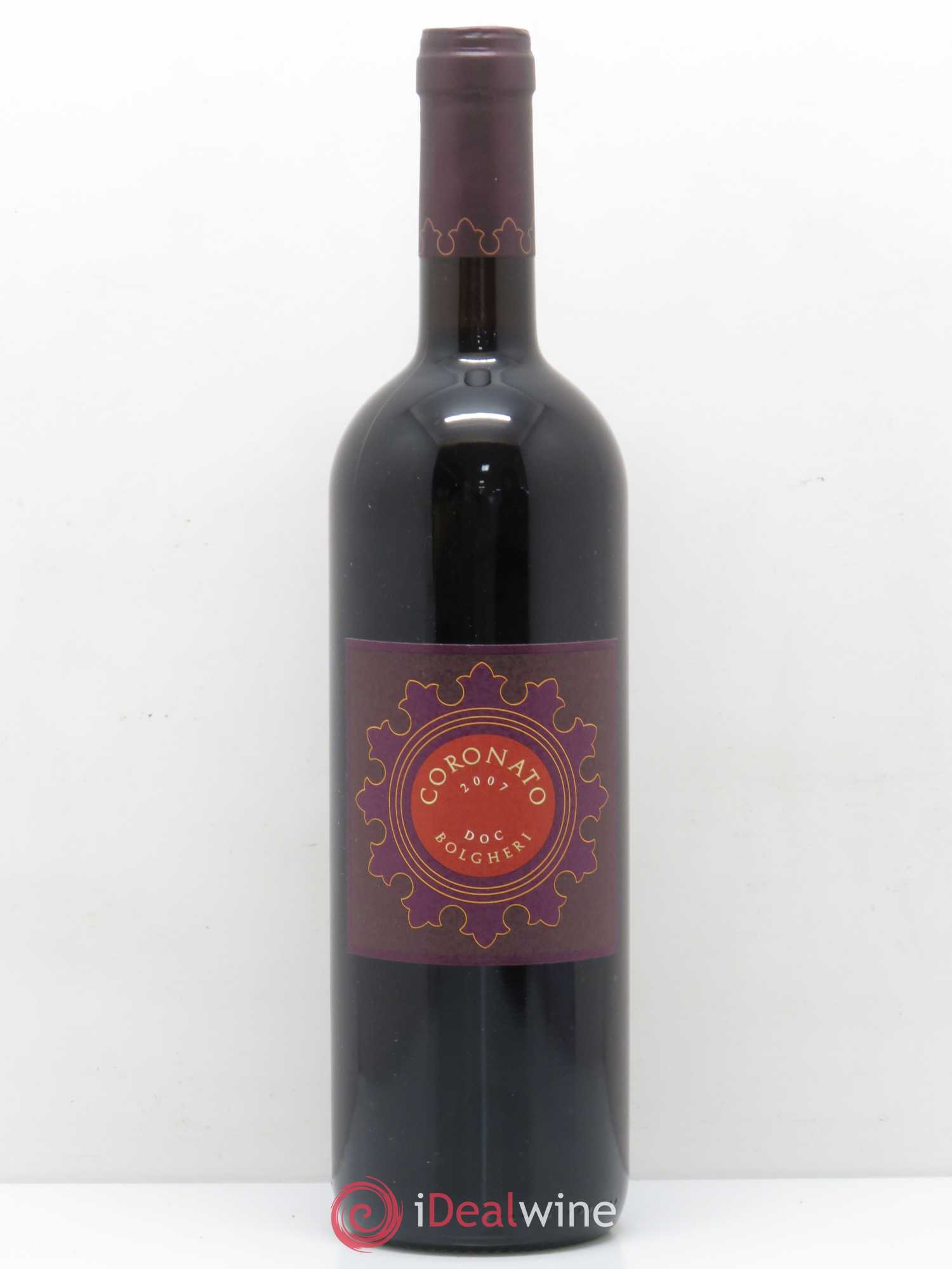 Italie Bolgheri Coronato Tenuta dei Pianali (sans prix de réserve) 2007 - Posten von 1 Flasche - 0