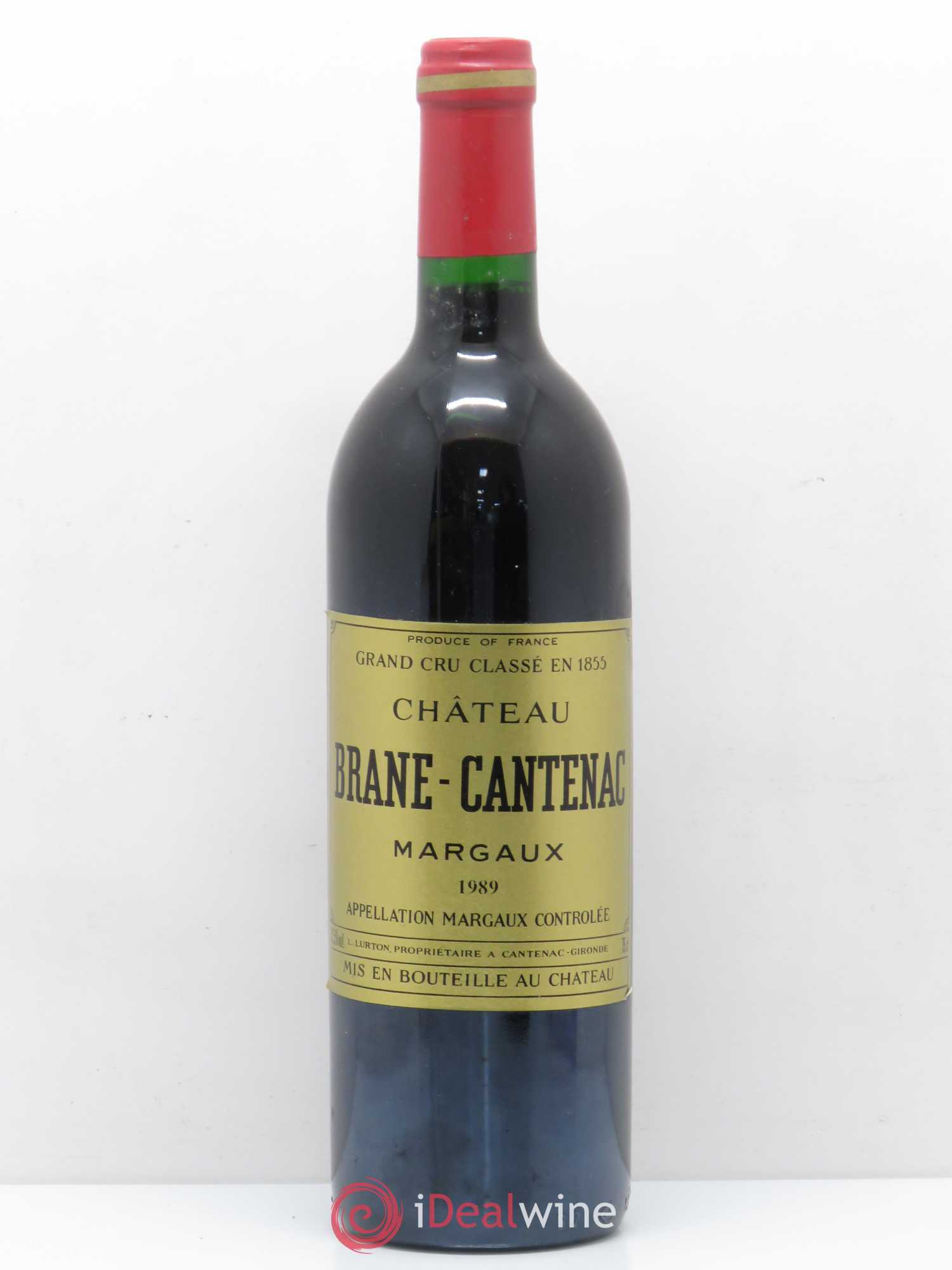 Château Brane Cantenac 2ème Grand Cru Classé 1989 - Lot de 1 bouteille - 0