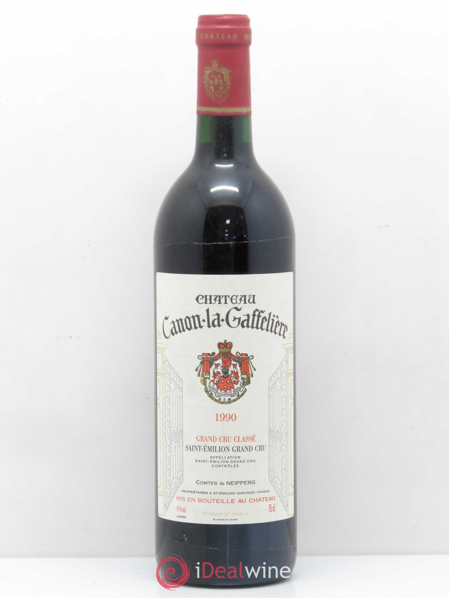 Château Canon la Gaffelière 1er Grand Cru Classé B 1990 - Lot de 1 bouteille - 0