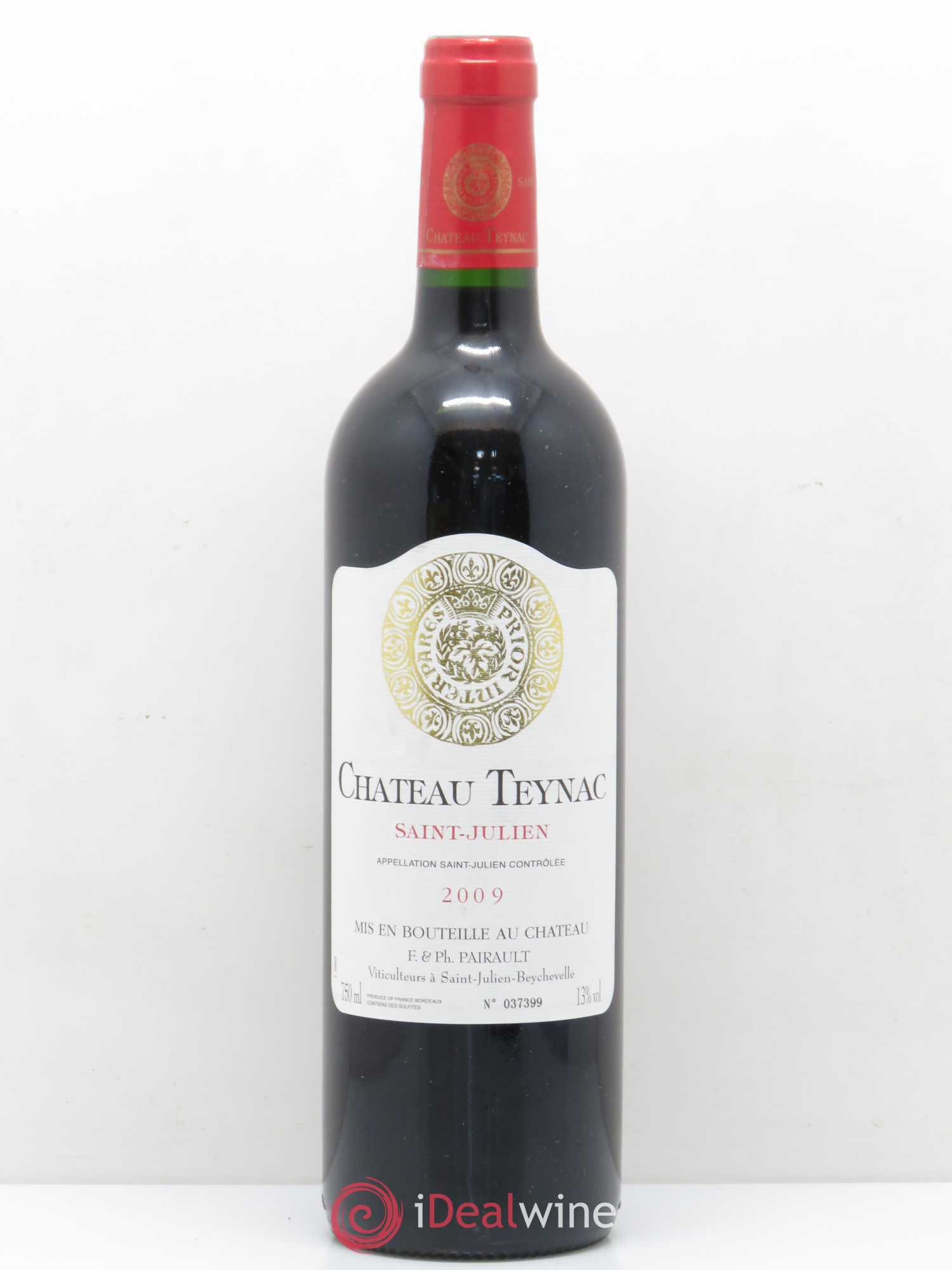 Saint-Julien Château Teynac 2009 - Lot de 1 bouteille - 0