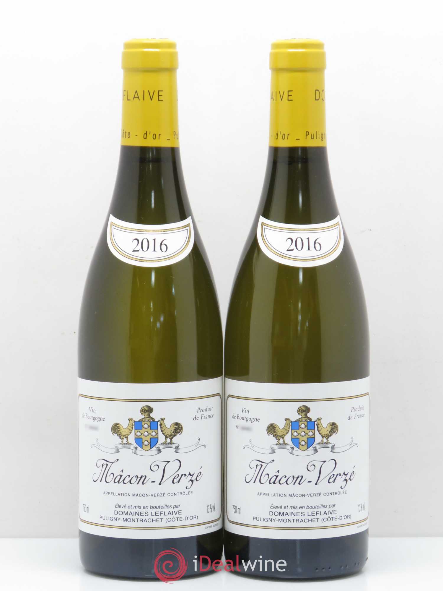 Mâcon Verzé Leflaive (Domaine) 2016 - Lot de 2 bouteilles - 0